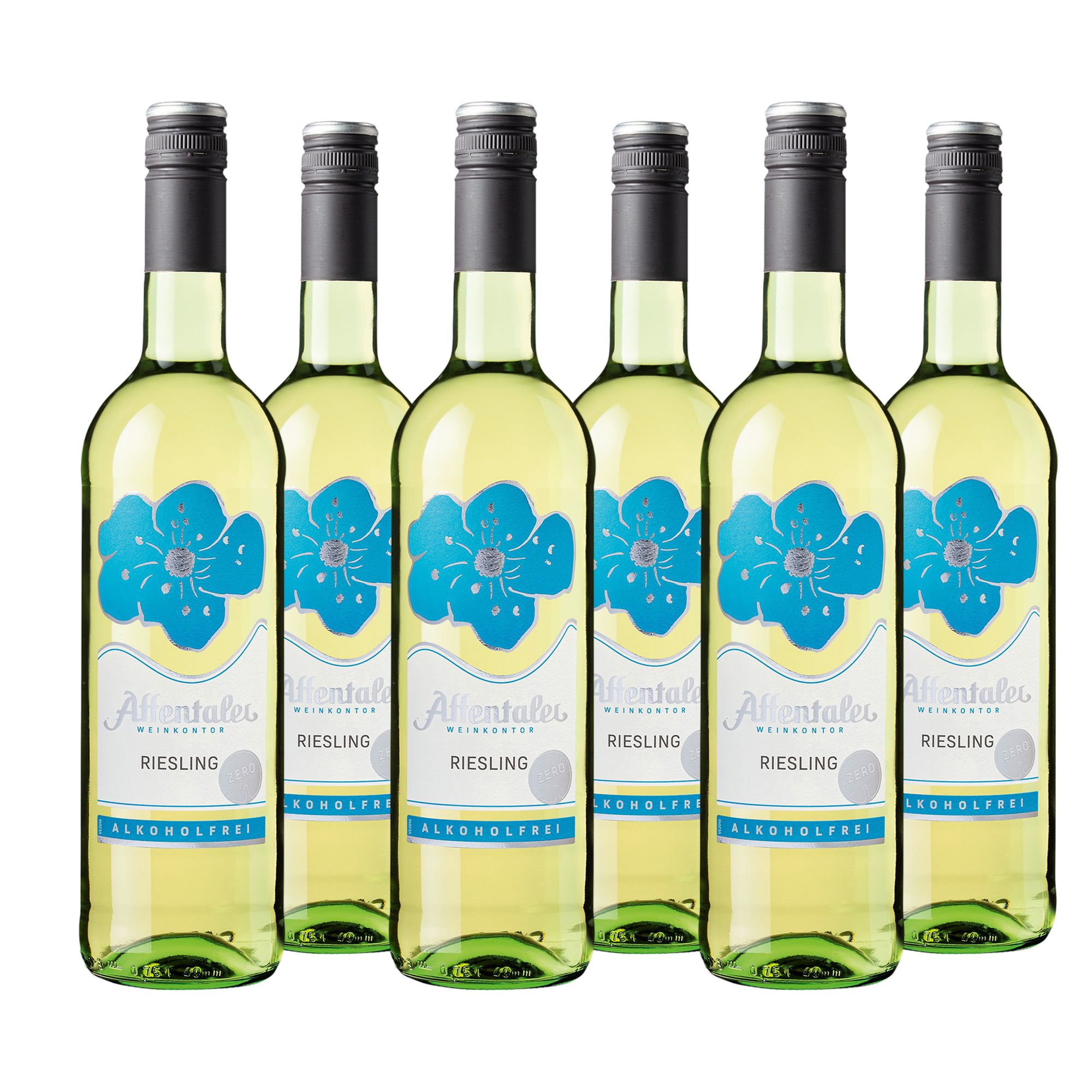 AFFENTALER WEIN Blütenedition Zero alkoholfrei JG 2023 Inhalt 6x 0,75l
