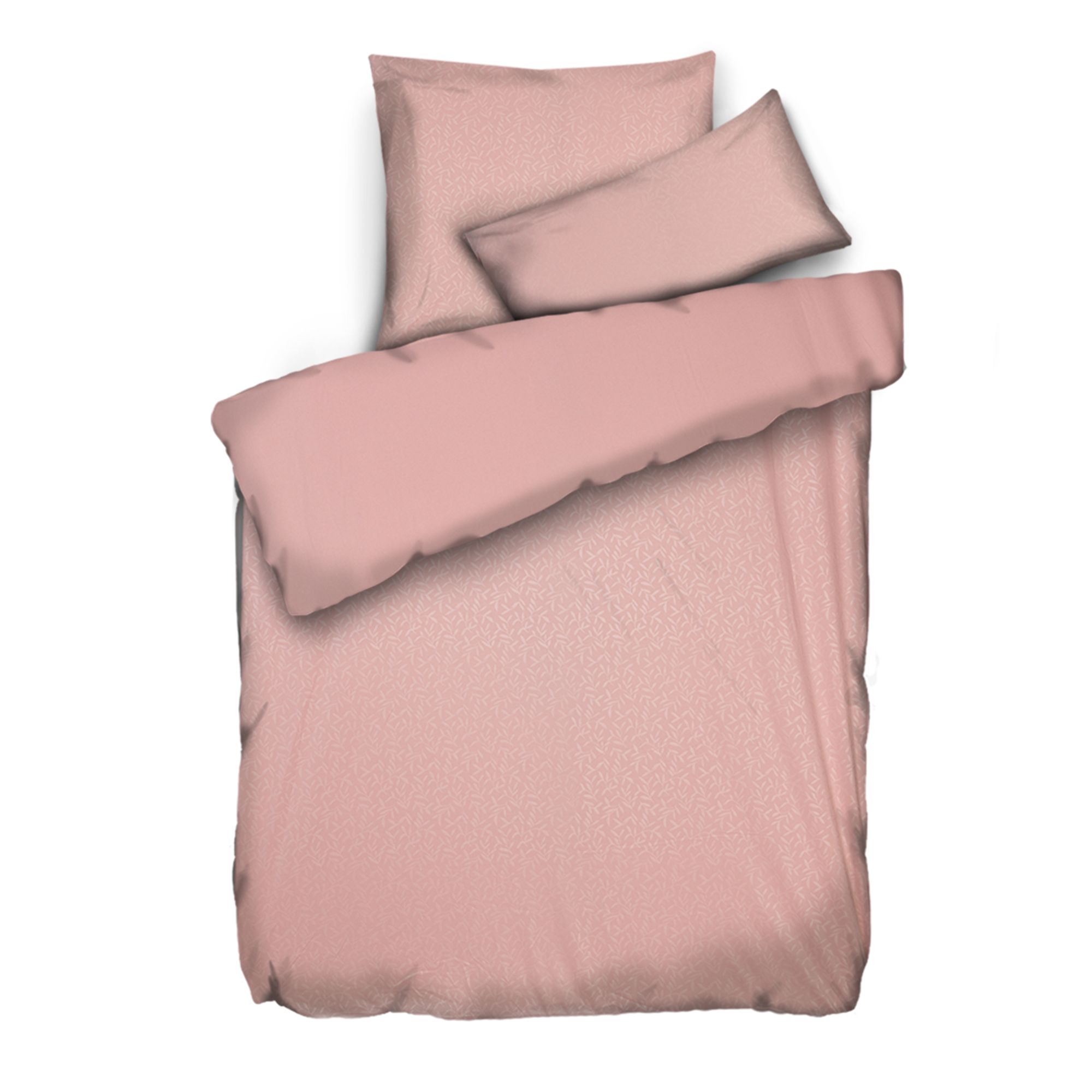  JERYMOOD Wendebettwäsche geprägte Ranken Mikrofaser Jersey Einzelbett, 3tlg. - 800095