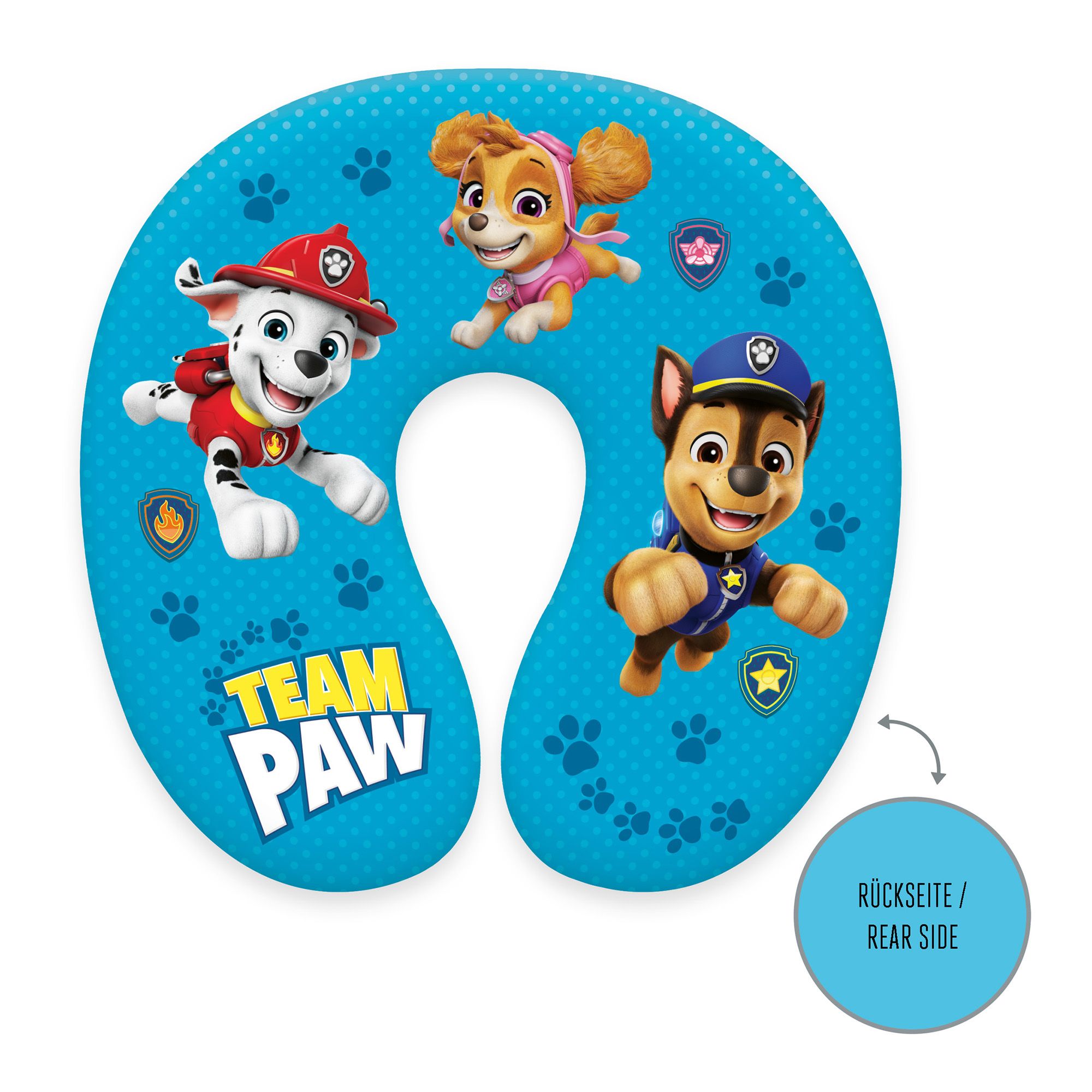 PAW PATROL™ Nackenhörnchen TEAM PAW waschbar ca. 30x30cm