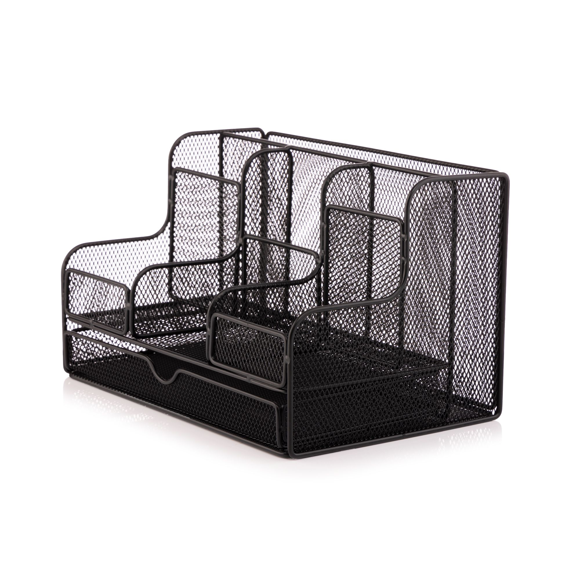 Multifunktionaler Schreibtisch- Organizer mit 7 Fächern ca. 26x17x16cm