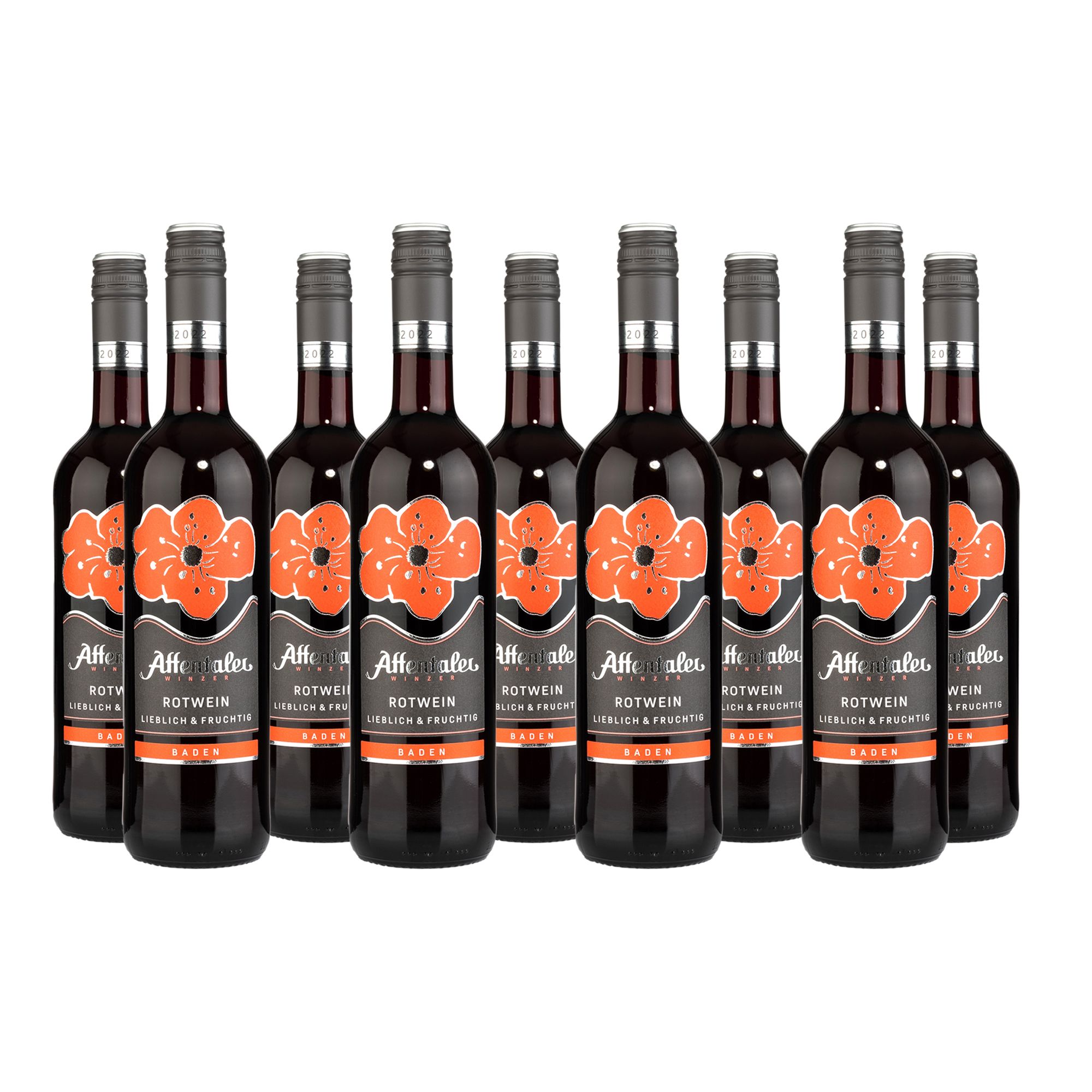 AFFENTALER WEIN Blütenedition gemischt oder sortenrein Inhalt 9x 0,75l