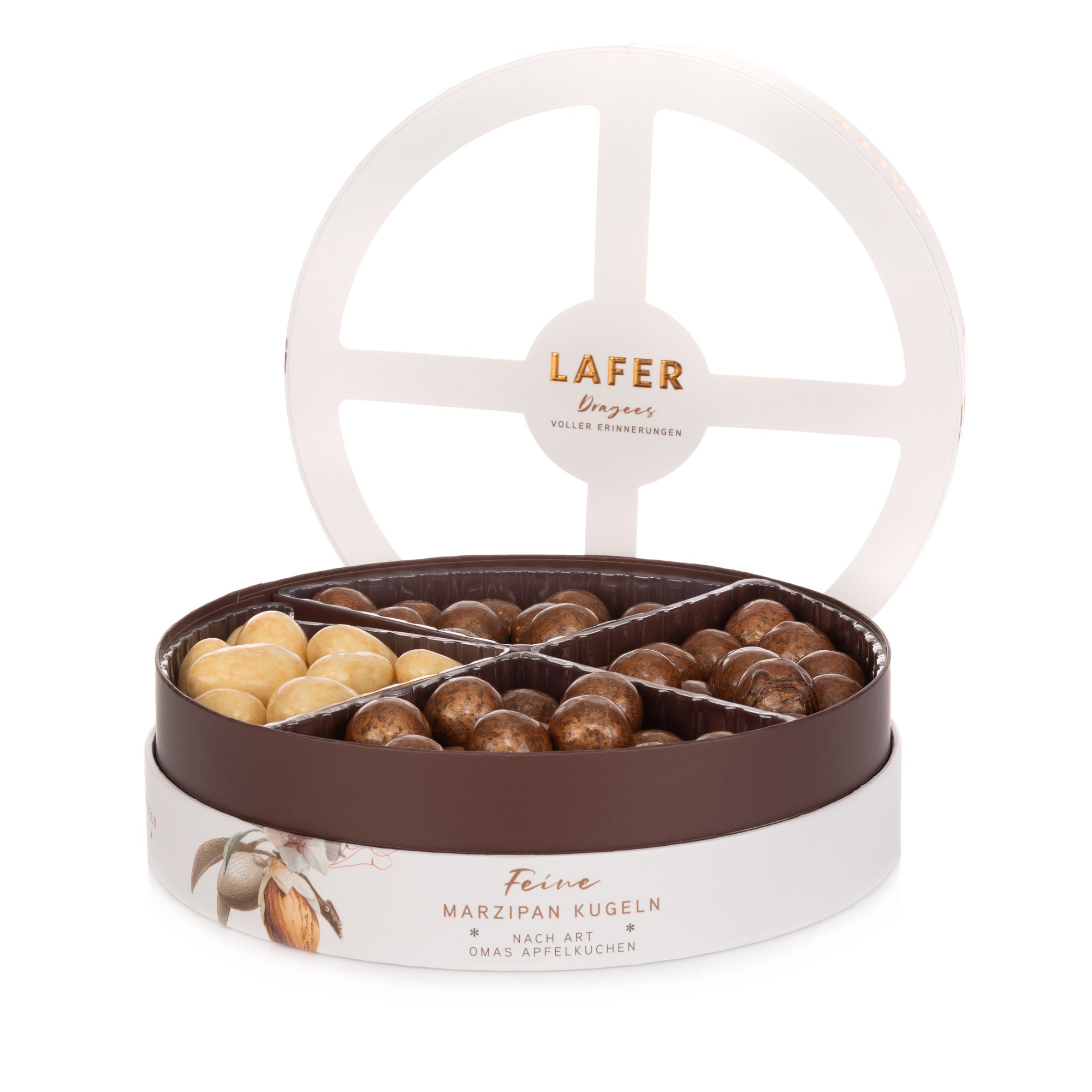  LAFER Kuchen Schoko Dragees in Geschenkverpackung 4 versch. Sorten Inhalt 570g