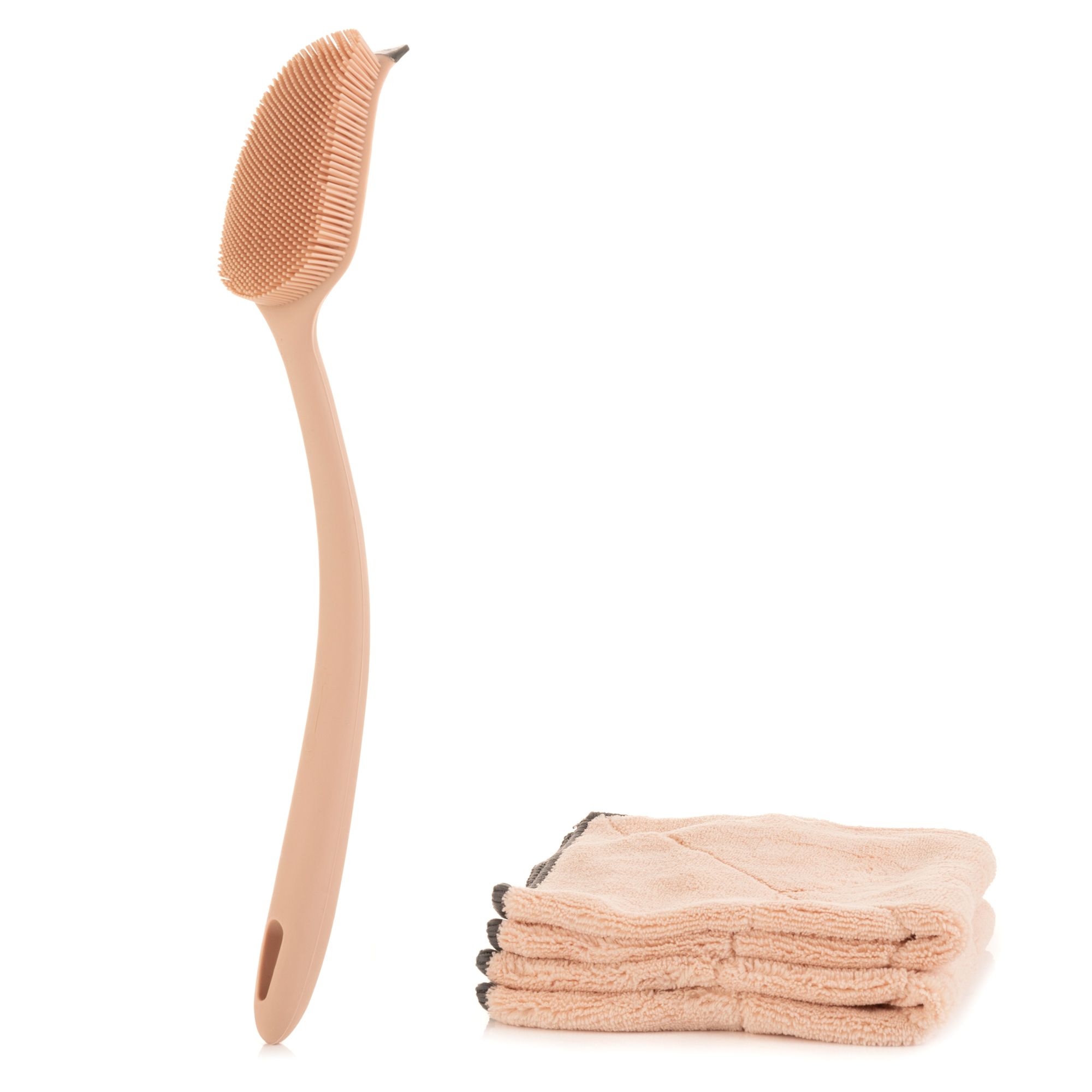 KOCHBLUME® Reinigungsset 2x Microfaser - Geschirrtuch M Universalbürste 2.0