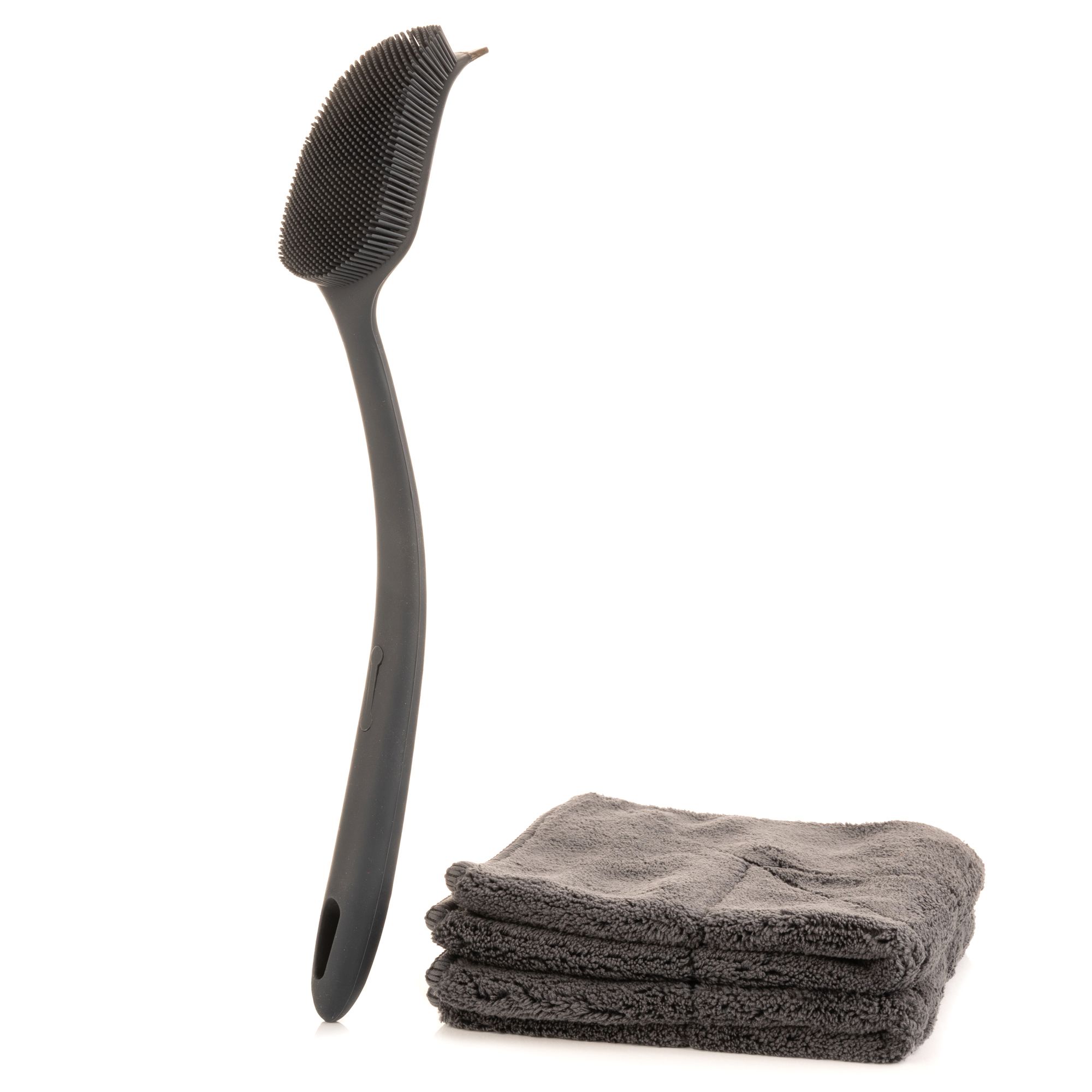 KOCHBLUME® Reinigungsset 2x Microfaser - Geschirrtuch M Universalbürste 2.0