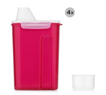 LocknLock 4 Vorratsdosen mit Schüttfunktion je 2,4L Volumen