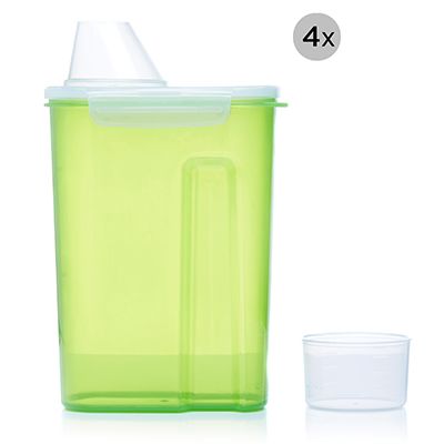 LocknLock 4 Vorratsdosen mit Schüttfunktion je 2,4L Volumen