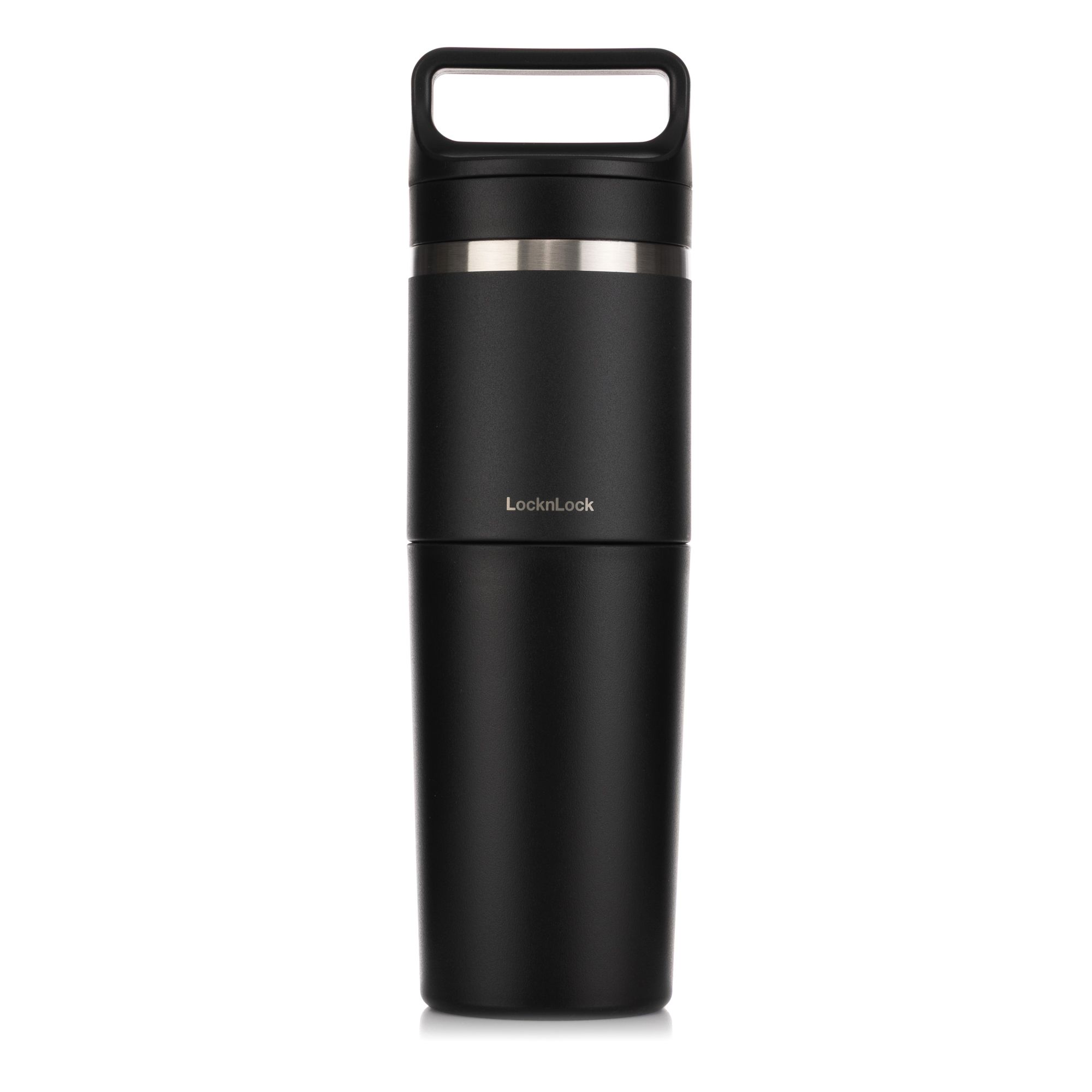 LocknLock Thermobecher aus Edelstahl mit 2in1 Funktion 400 & 600 ml Volumen