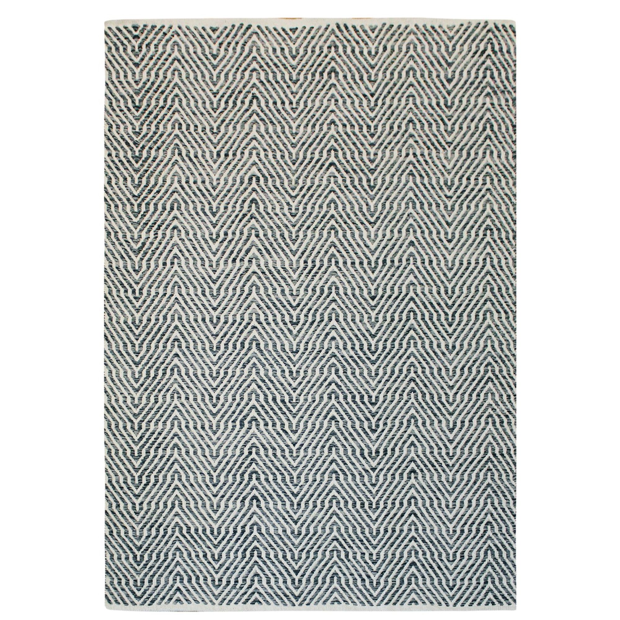 KAYOOM Baumwoll-Teppich Streifen-Optik handgewebt Farb-/Größenauswahl