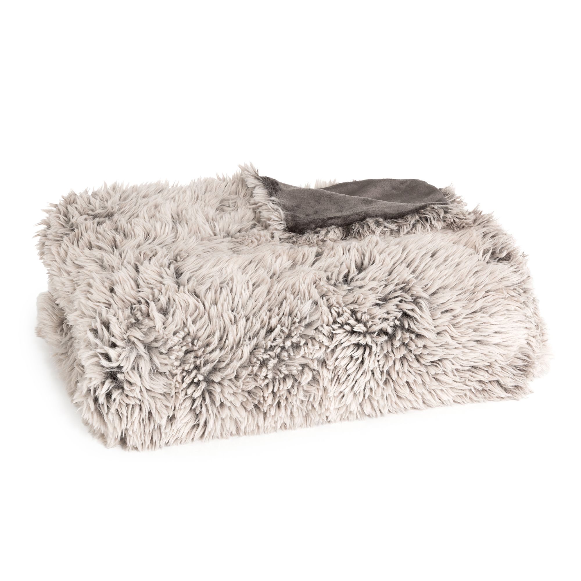MONT CHALET Wende-Plaid Hochflor extra soft Mikrofaser Plüsch waschbar, 150x200cm