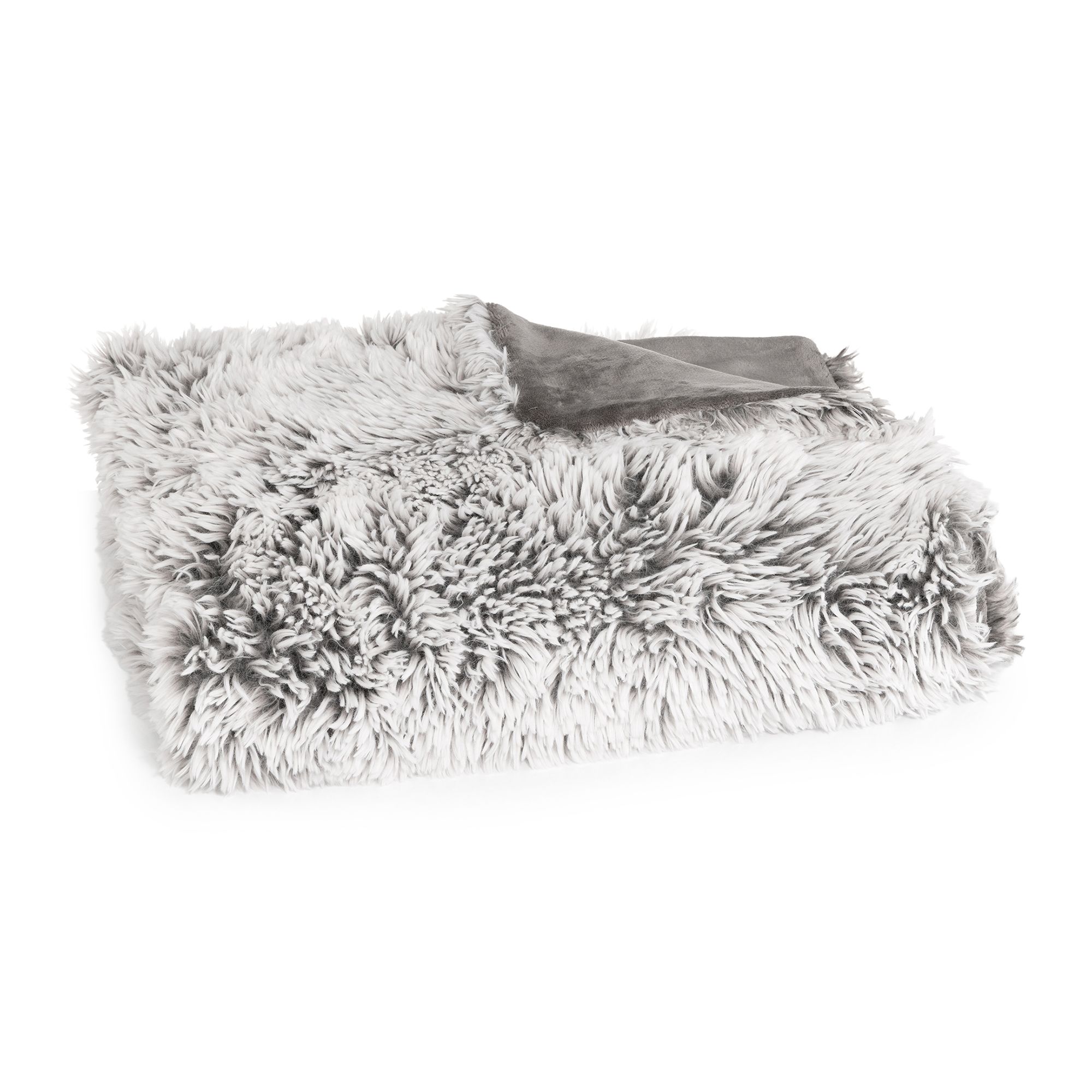 MONT CHALET Wende-Plaid Hochflor extra soft Mikrofaser Plüsch waschbar, 150x200cm