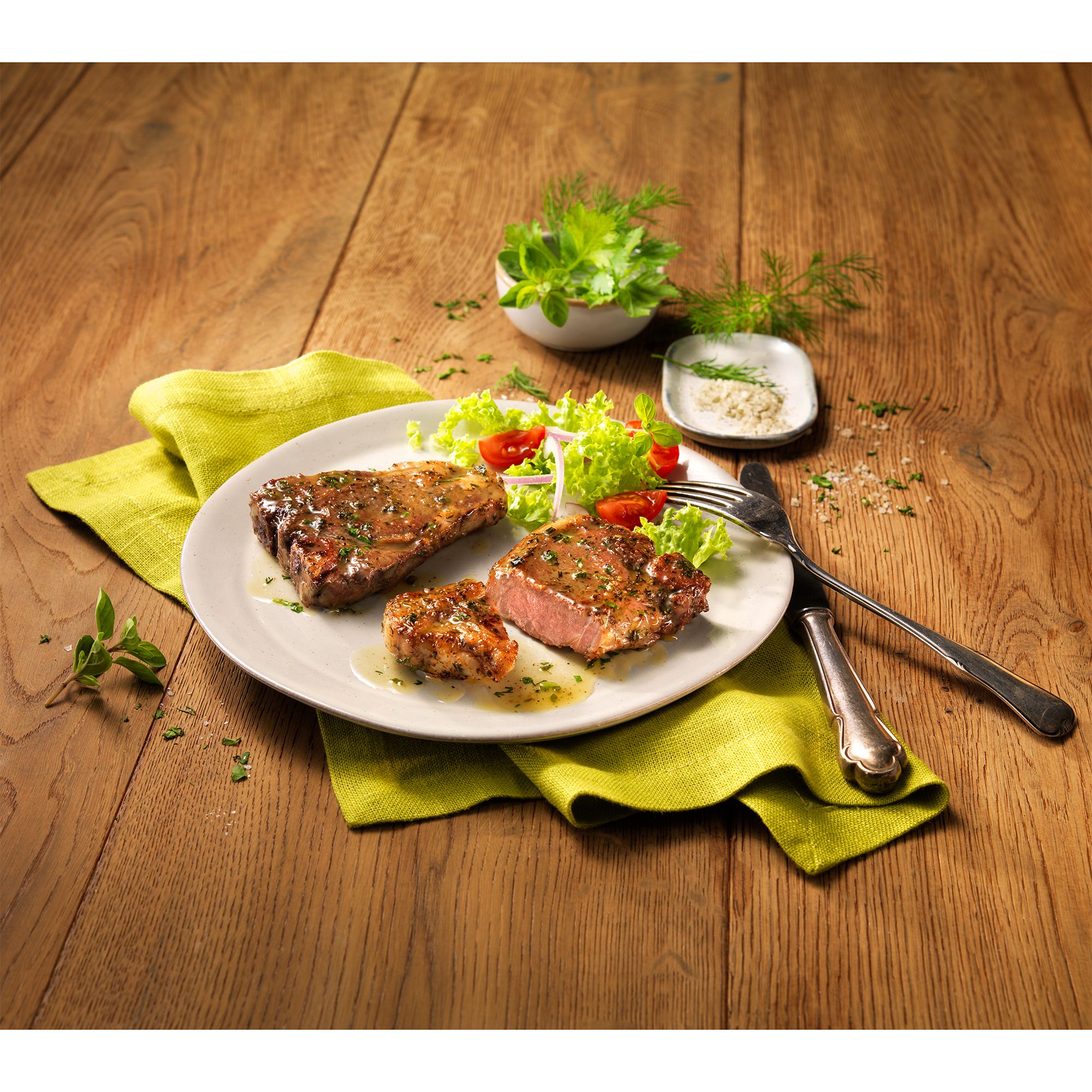 bofrost* Mini T-Bone Steaks vom Lamm in Kräutermarinade Inhalt 8 Stk ...