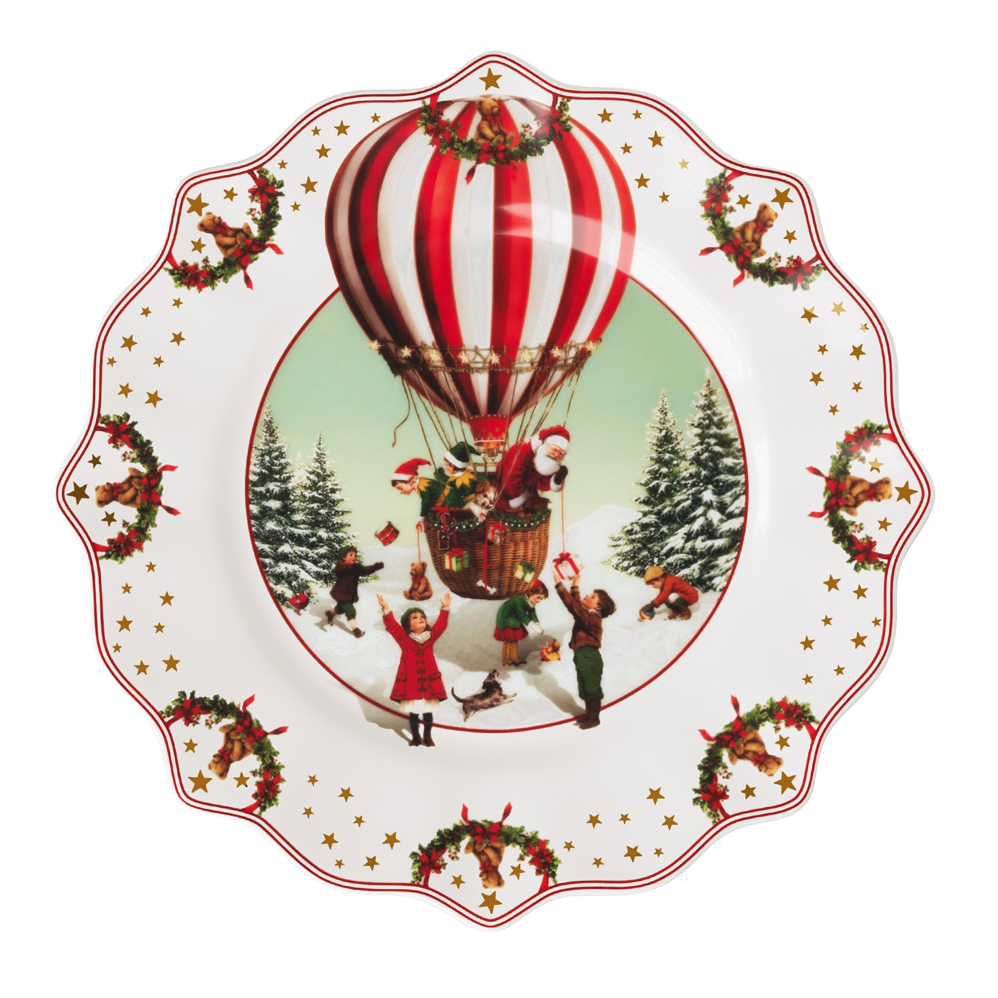 VILLEROY & BOCH Jahresteller groß Weihnachts-Edition 2026 Premium-Porzellan
