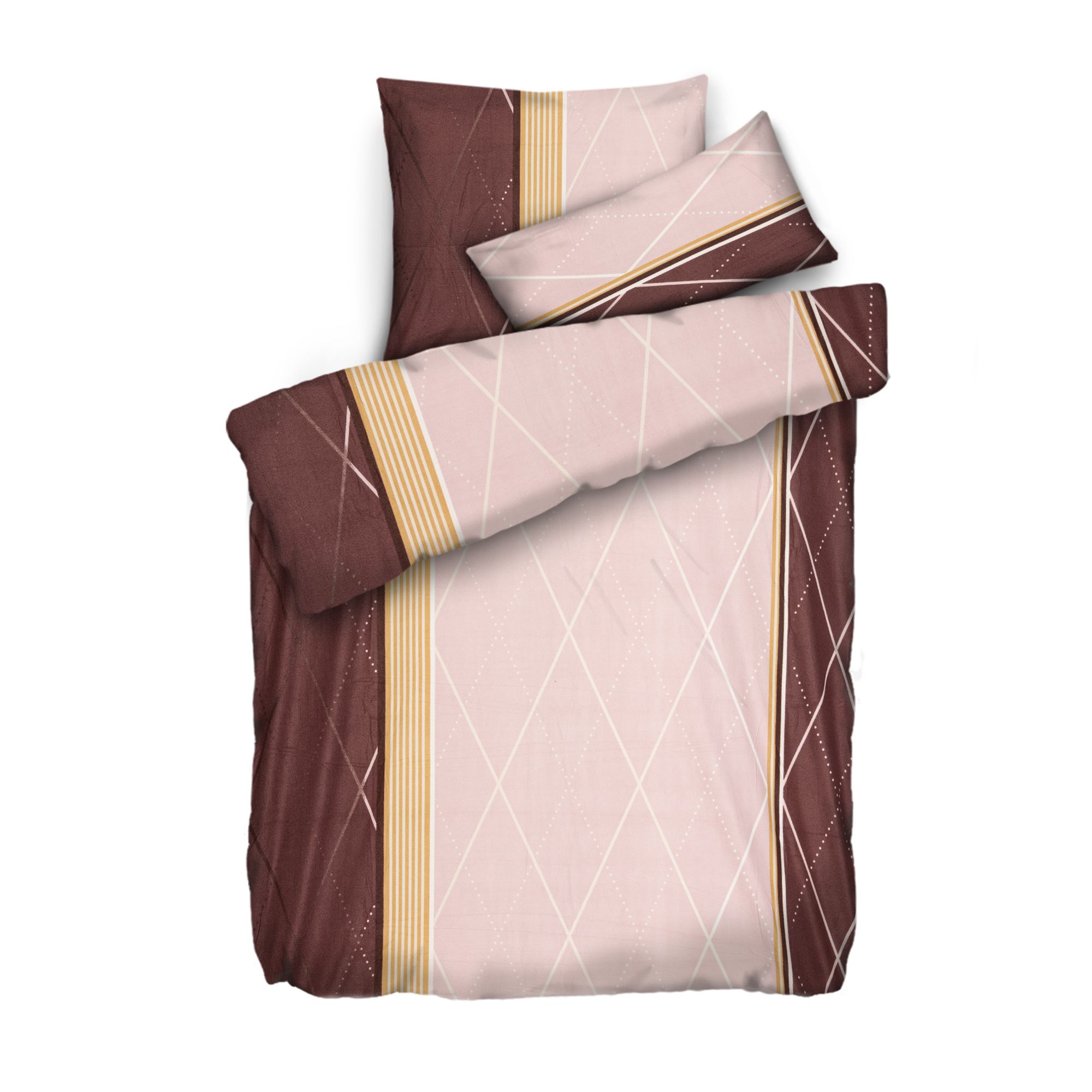 WINTERENGEL Bettwäsche modernes Design Mikrofaser Flanell Einzelbett, 3tlg.