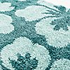 CASA FONDO 2 Fußmatten floral Mikrofaser waschbar, ca. 50x80cm, 1 of 3
