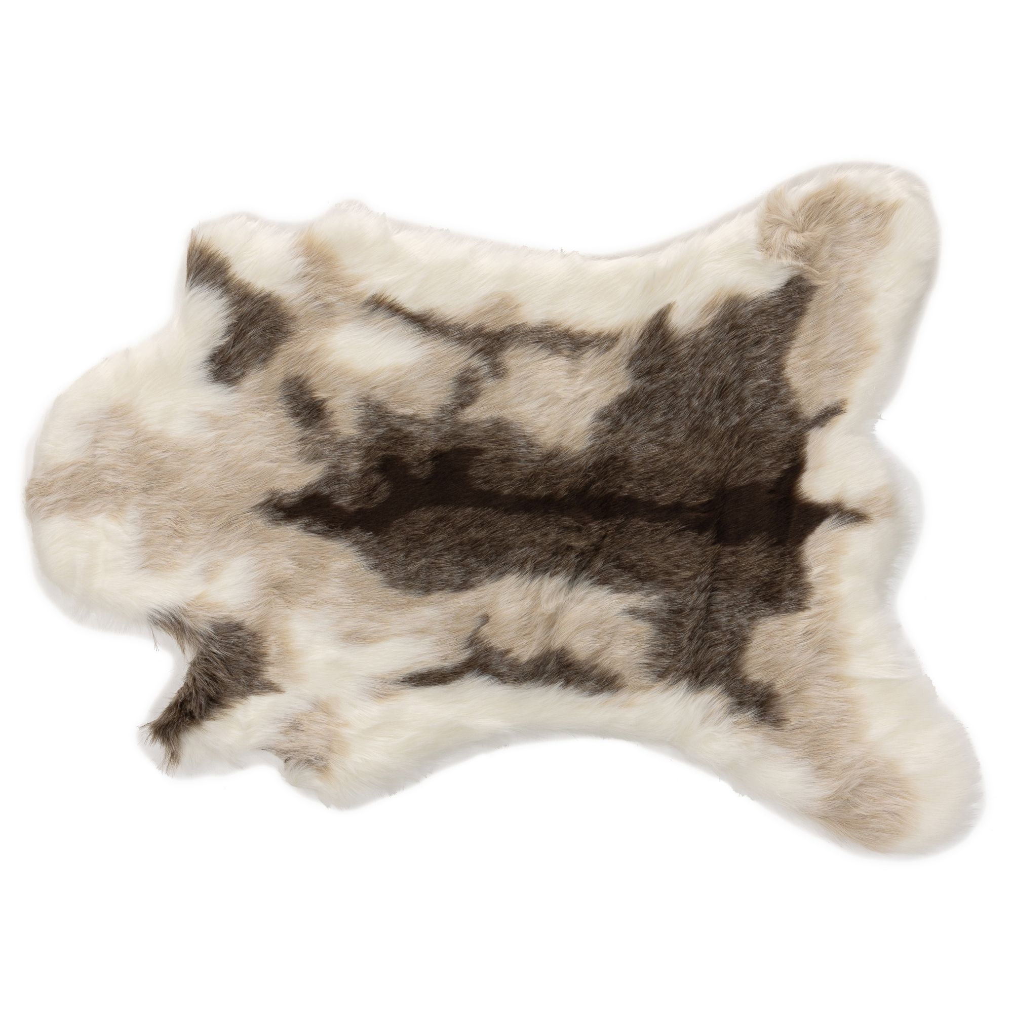 MONT CHALET Rentier-Dekofell Jacquard-Fellimitat rutschfest waschbar, 90x110cm