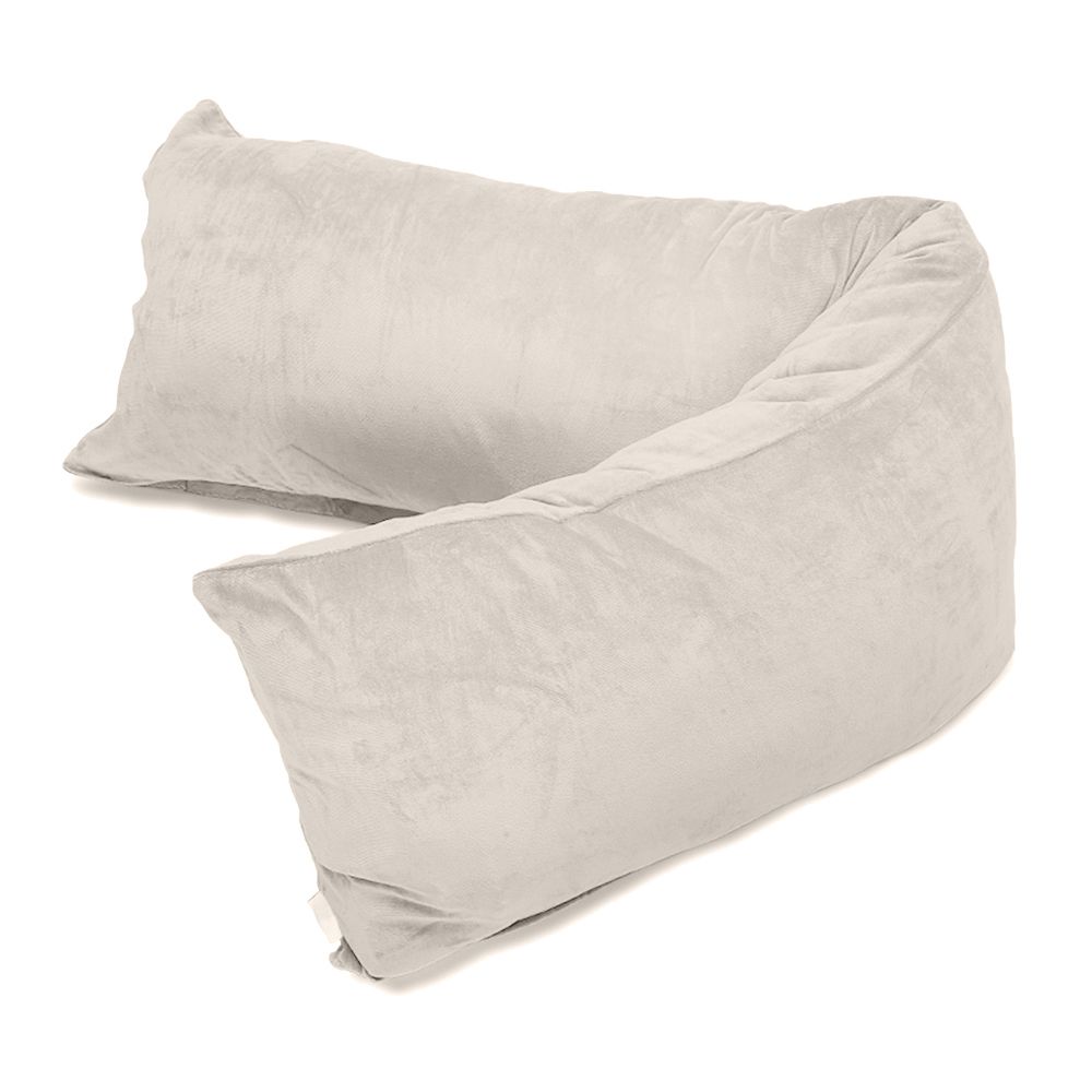 B-Ware MONT CHALET Seitenschläferkissen- bezug uni, ca. 40x140cm