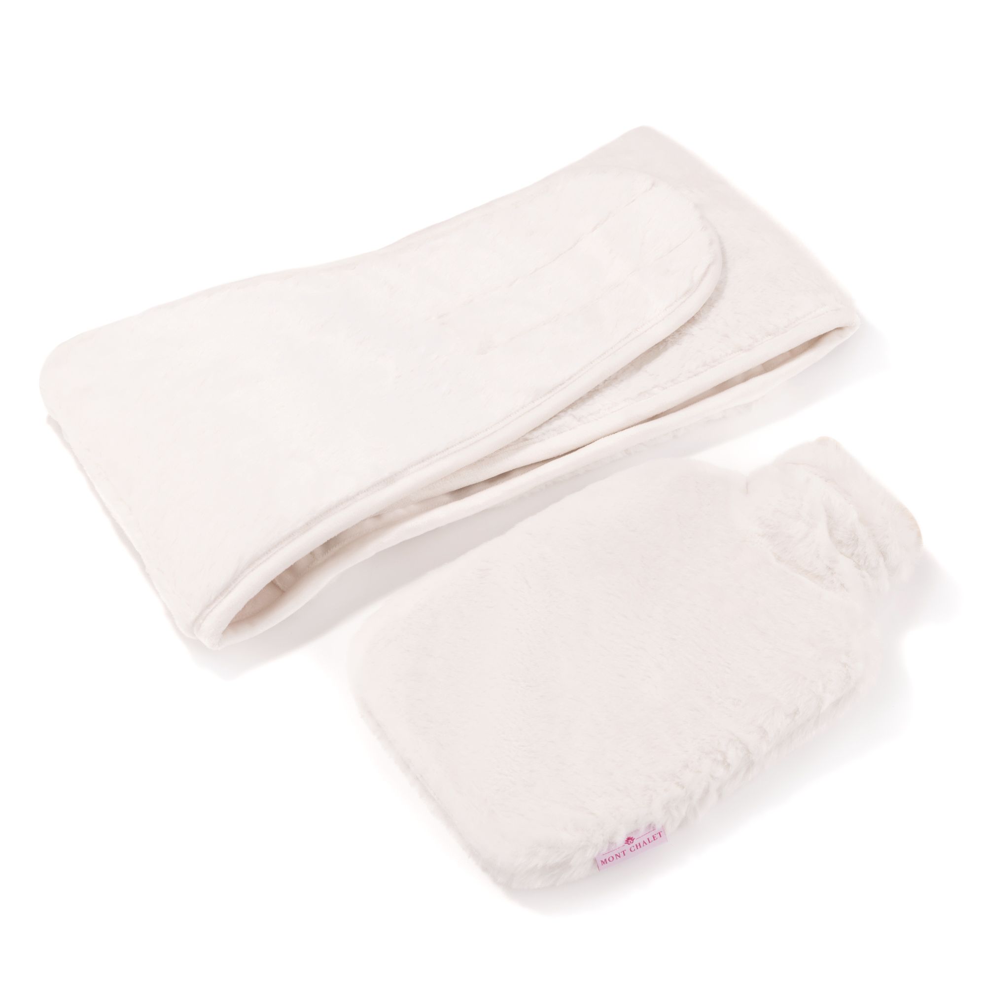 MONT CHALET Wärmflaschengürtel stufenlos justierbar Mikrofaser-Fellimitat Länge 130cm, 1L