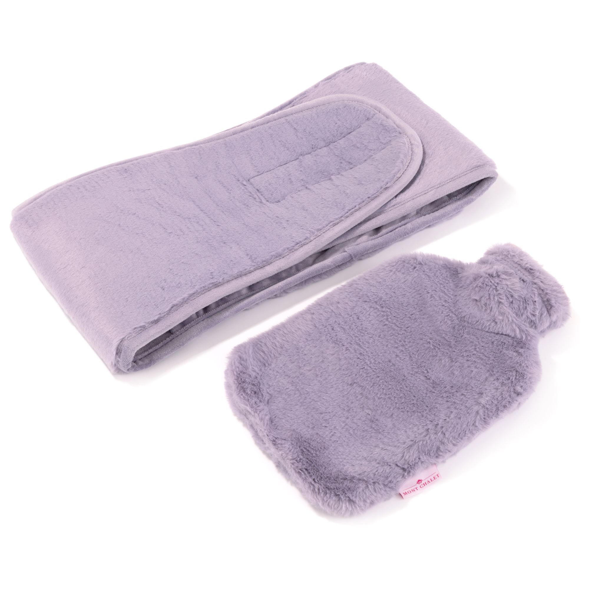 MONT CHALET Wärmflaschengürtel stufenlos justierbar Mikrofaser-Fellimitat Länge 130cm, 1L