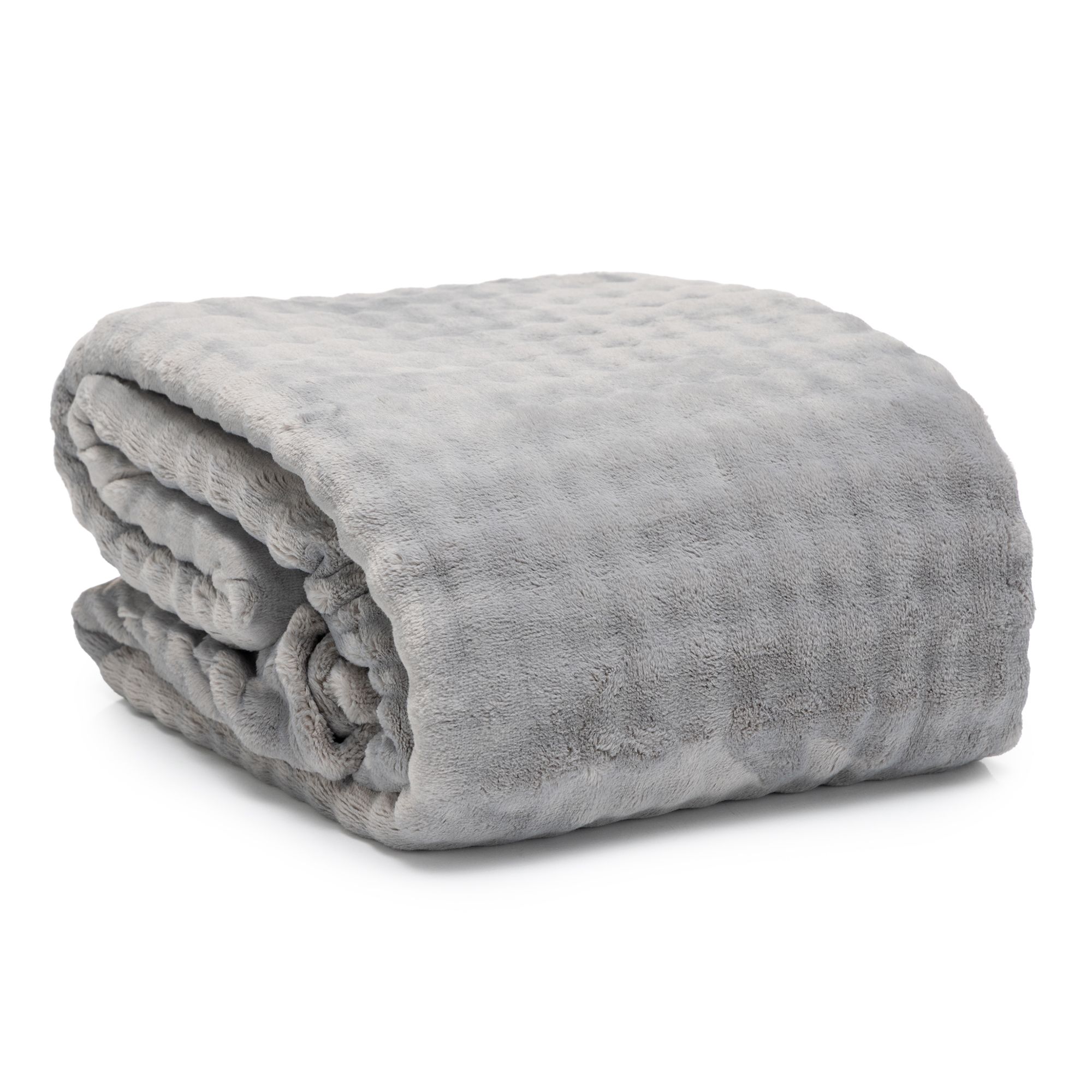 MONT CHALET Heimdecke 3D-Optik Premium Chinchilla waschbar, 150x200cm