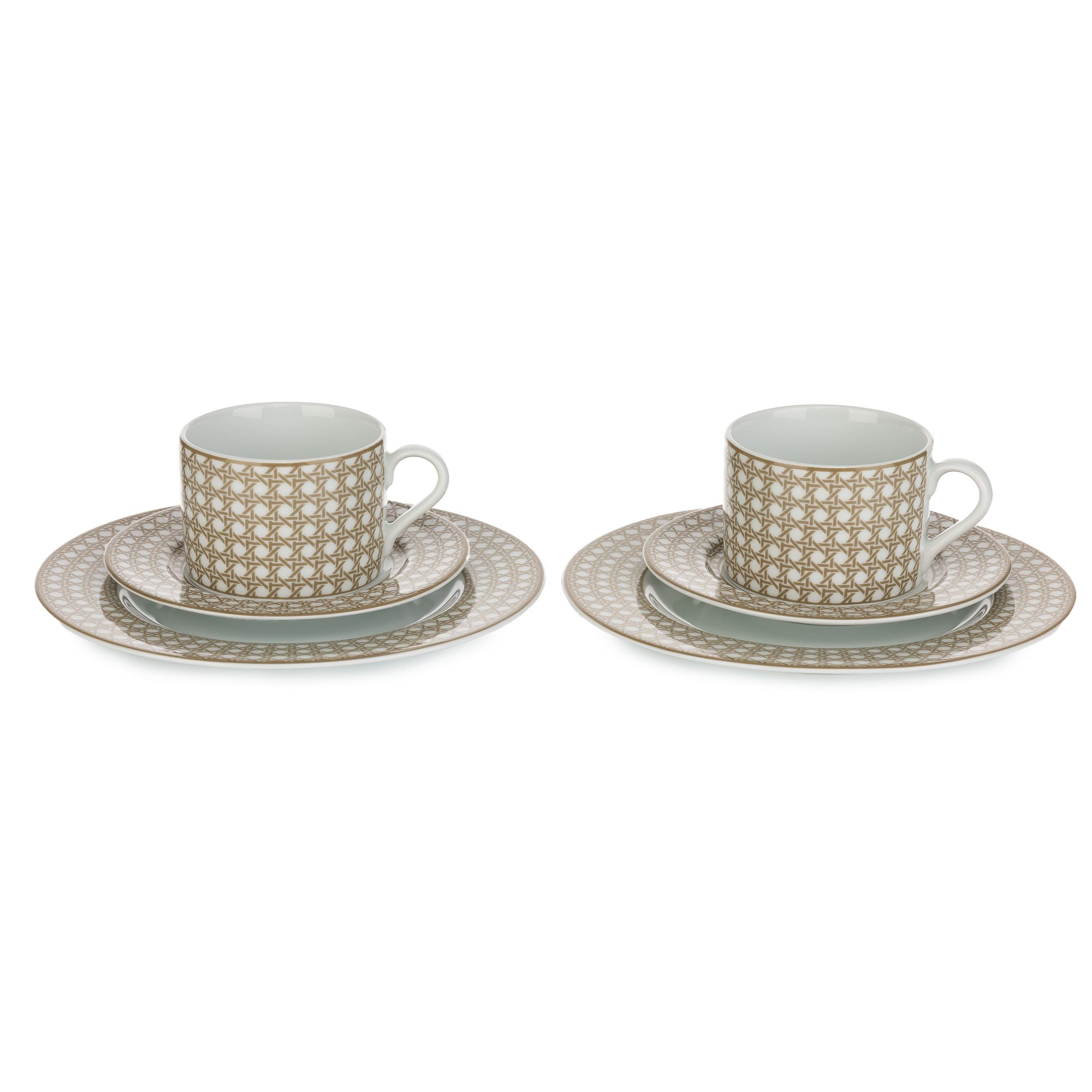 CASA DAWID by Dawid Tomaszewski 6tlg. Teeservice Casa Dawid-Gravur spülmaschinengeeignet