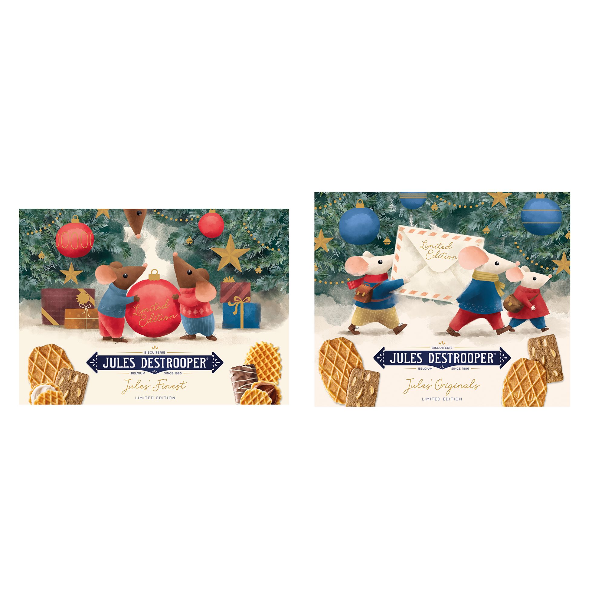 JULES DESTROOPER Feinstes Gebäck Weihnachtsedition exklusiv bei QVC Inhalt 650g