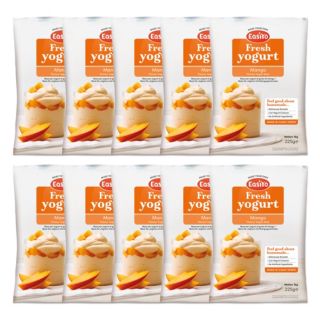 EASIYO Joghurtpulver 10 Beutel für 10kg frischen Joghurt Mango, sortenrein