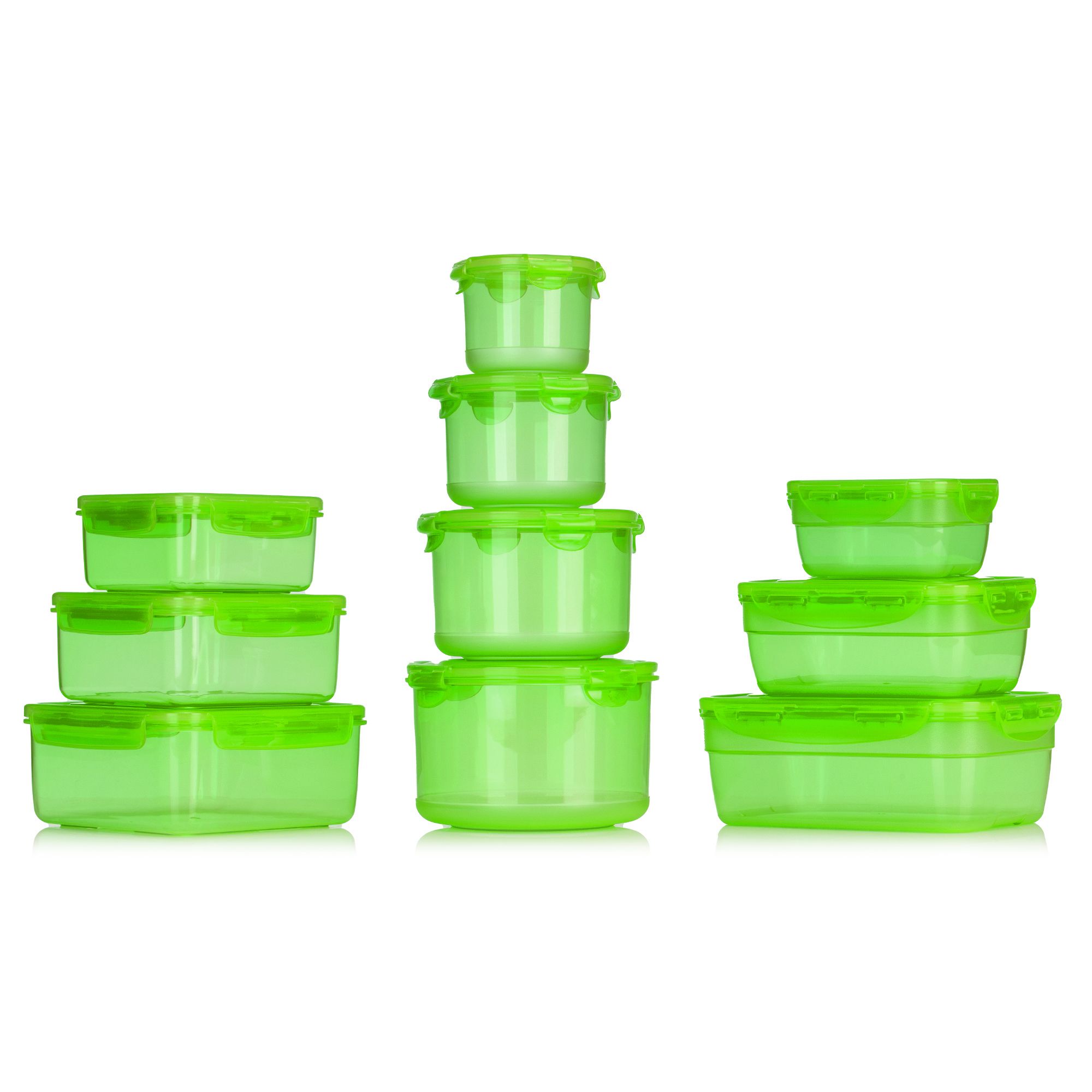 LocknLock 10 Frischhaltedosen 3 versch. Formen 380ml-2,1L nestbar