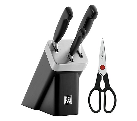 ZWILLING® Messerblock selbstschärfend 3 Messer & Schere
