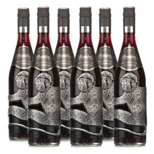 AFFENTALER WEIN Dunkelfelder Rotwein in Affenflaschen Jahrgang 2020 6 Flaschen - 884799