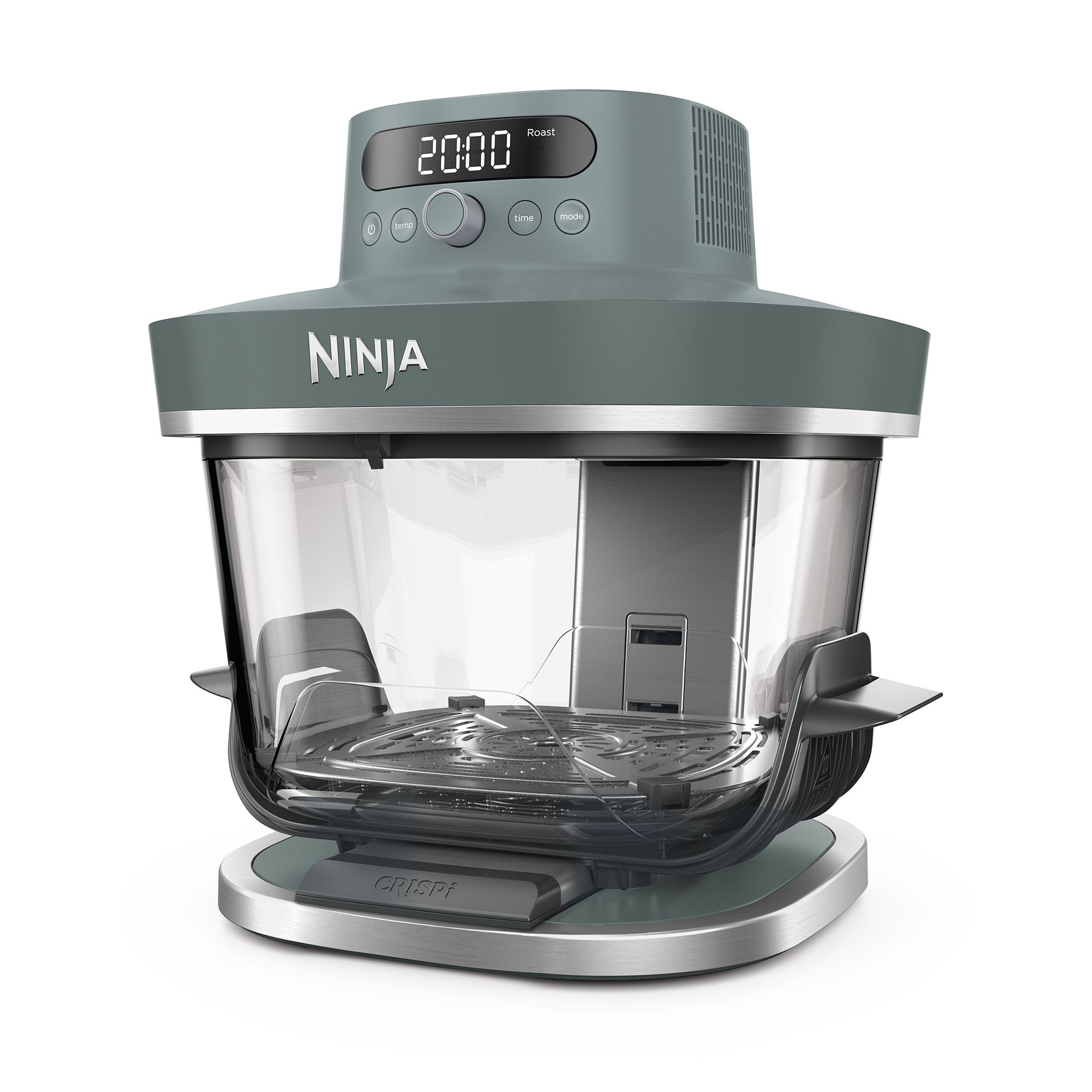 NINJA® AS101EU CRISPi PRO Heißluftfritteuse 7 Kochfunktionen inkl. 2 Glas-Behälter