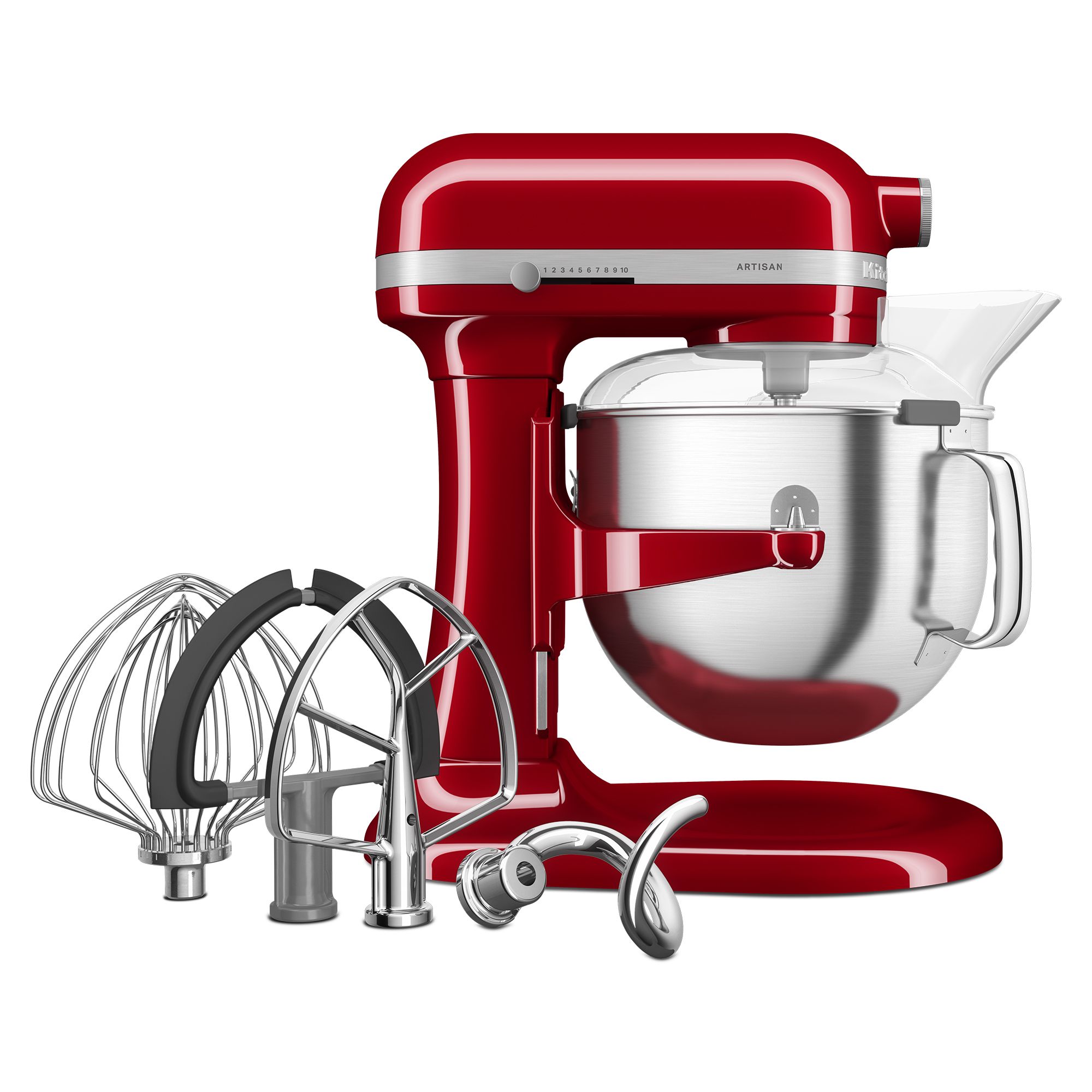 KITCHENAID® Artisan 5KSM70SHXE Küchenmaschine Bowl-Lift, 6,6L Edelstahlwerkzeuge