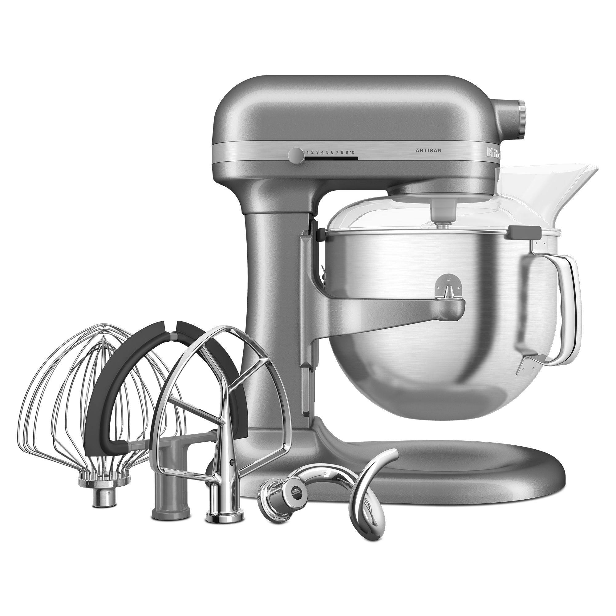 KITCHENAID® Artisan 5KSM70SHXE Küchenmaschine Bowl-Lift, 6,6L Edelstahlwerkzeuge