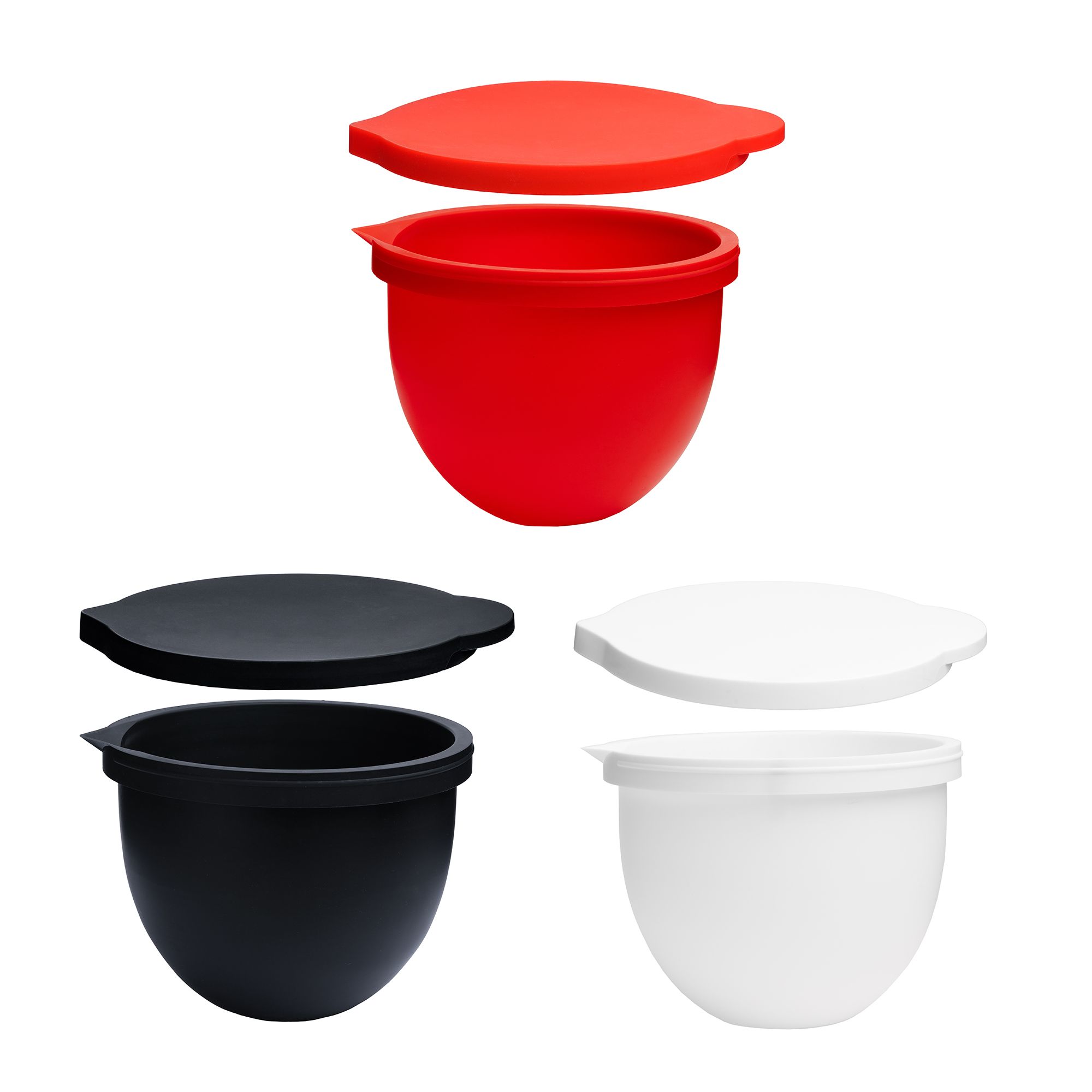  MODAURA MixAid Silikonformen für KITCHENAID 4,7L Volumen 6tlg. Set