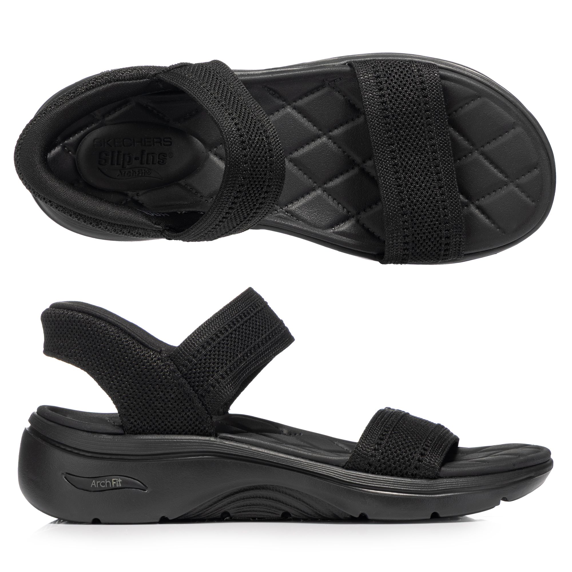 B-Ware SKECHERS Damen-Sandale Kennedy Go Walk Arch Fit 2.0