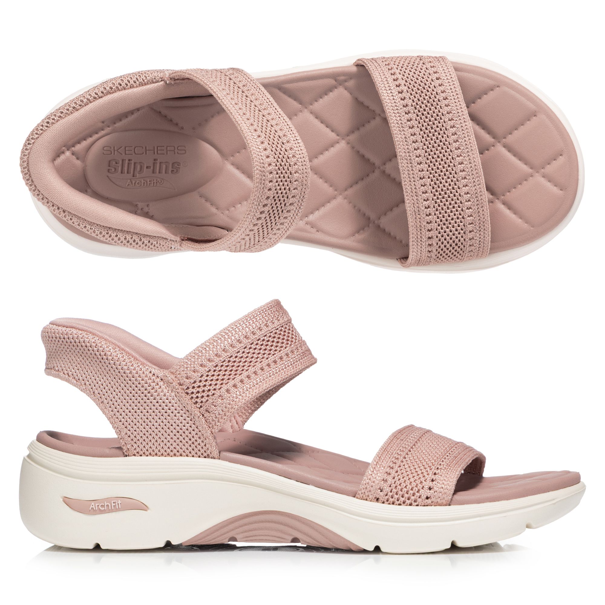 B-Ware SKECHERS Damen-Sandale Kennedy Go Walk Arch Fit 2.0