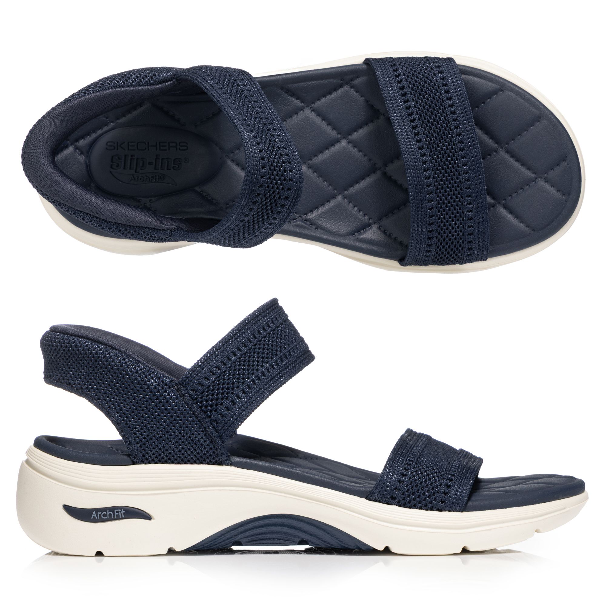 B-Ware SKECHERS Damen-Sandale Kennedy Go Walk Arch Fit 2.0