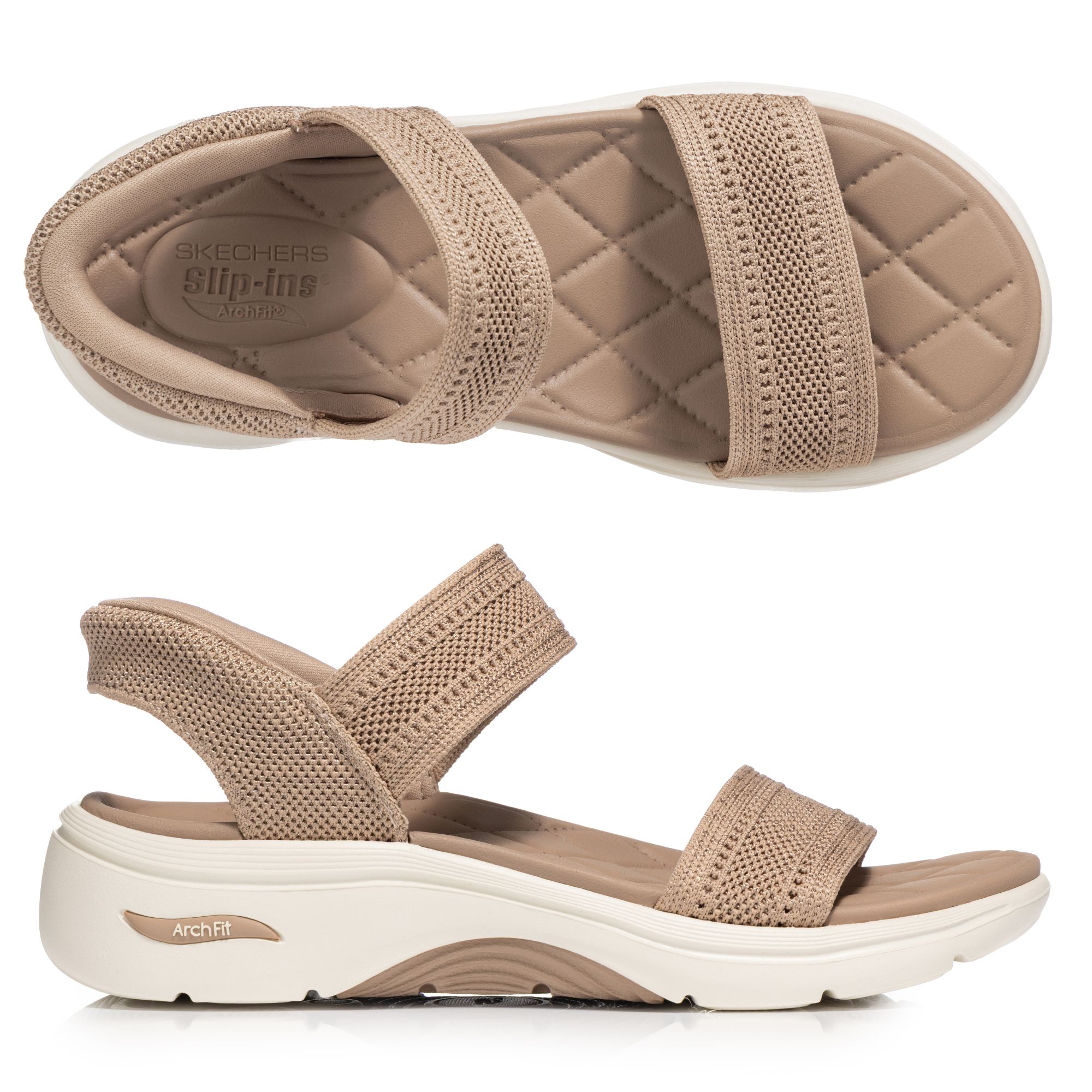 B-Ware SKECHERS Damen-Sandale Kennedy Go Walk Arch Fit 2.0