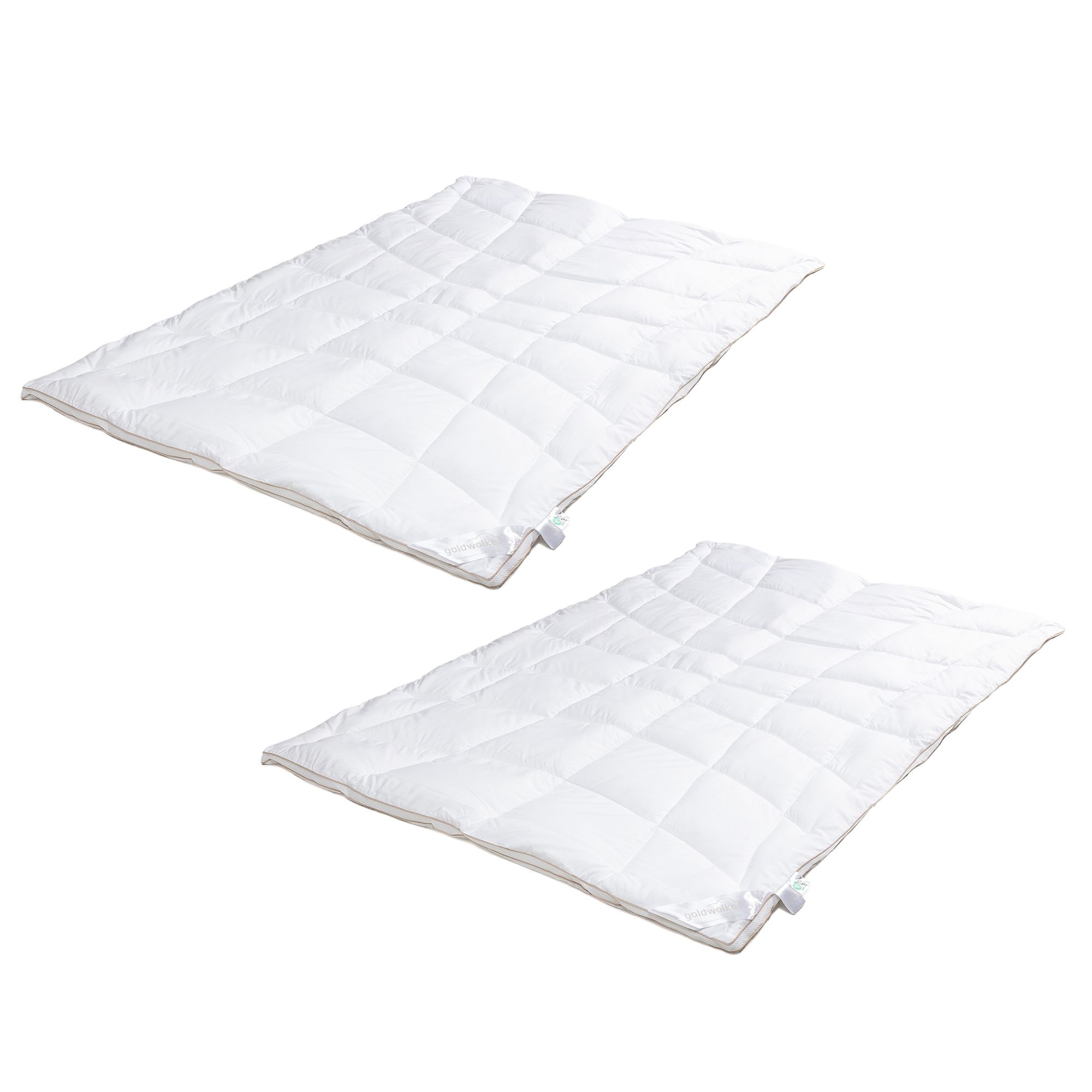 B-Ware GOLDWOLKE 2 Ganzjahresdecken auch für Allergiker geeignet,neue Füllung