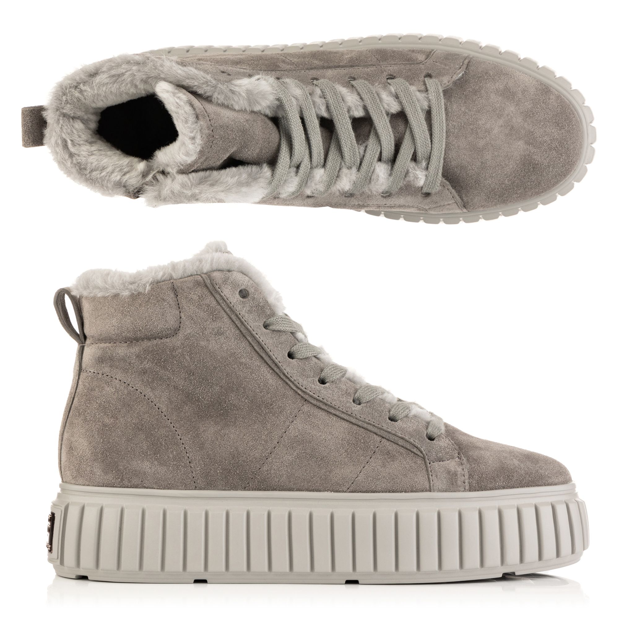 B-Ware STEFFEN SCHRAUT by Kennel & Schmenger Damen-Hightop Sneaker Lammfell