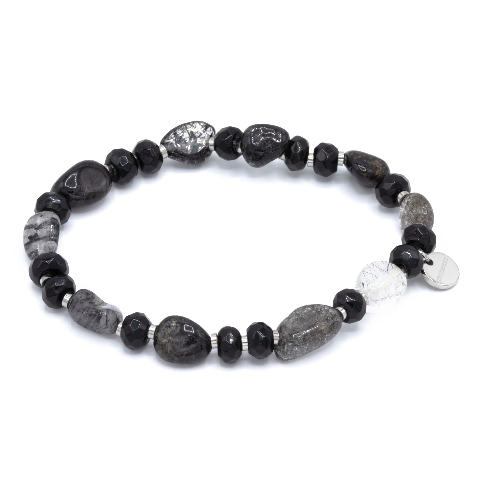 B-Ware MONESSA Armband Edelsteine flexibel