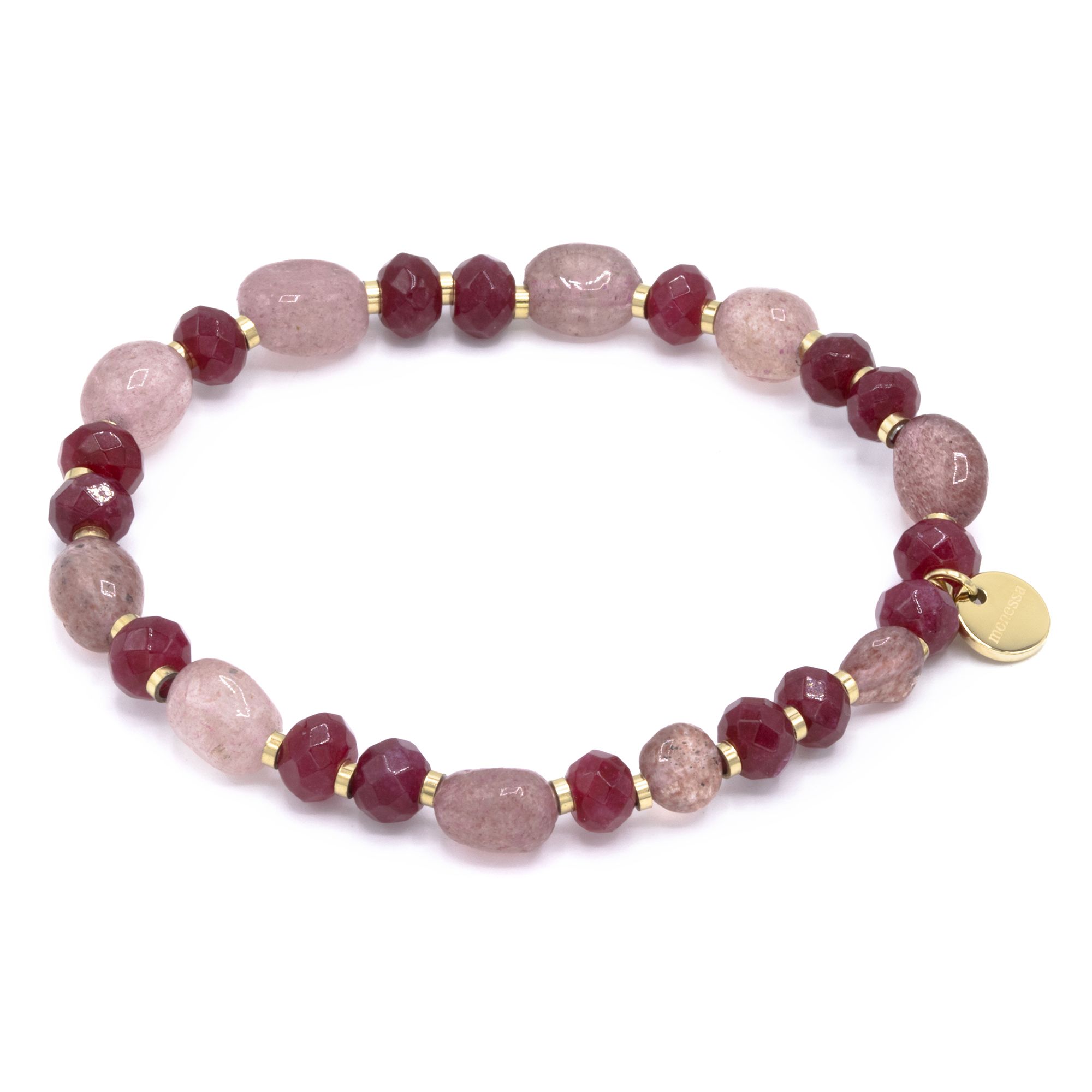 B-Ware MONESSA Armband Edelsteine flexibel