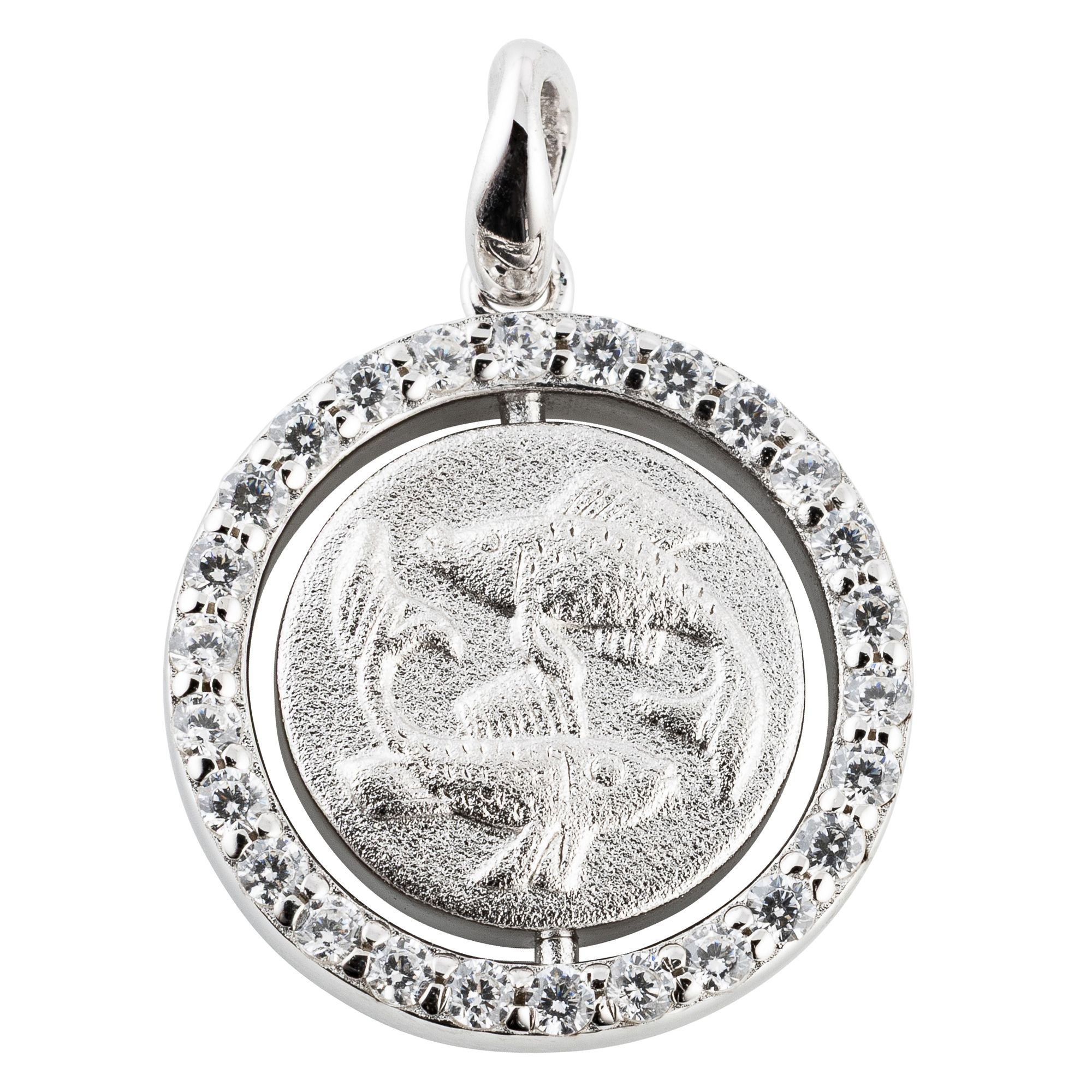B-Ware DIAMONIQUE® Sternzeichen Anhänger = 0,28ct Brillantschliff