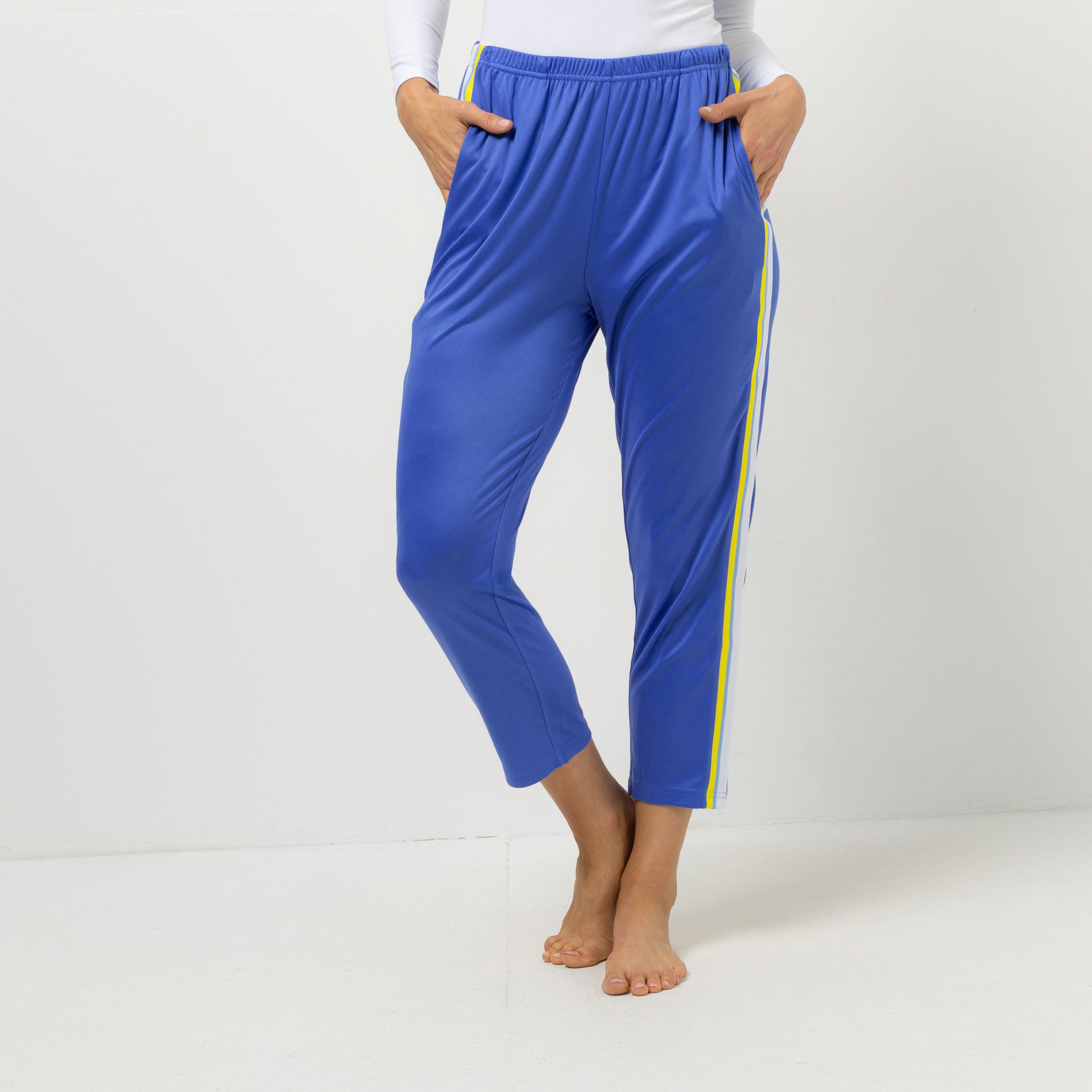 B-Ware JERYMOOD HOMEWEAR Hose, 7/8-Länge Rundumdehnbund Seitentaschen