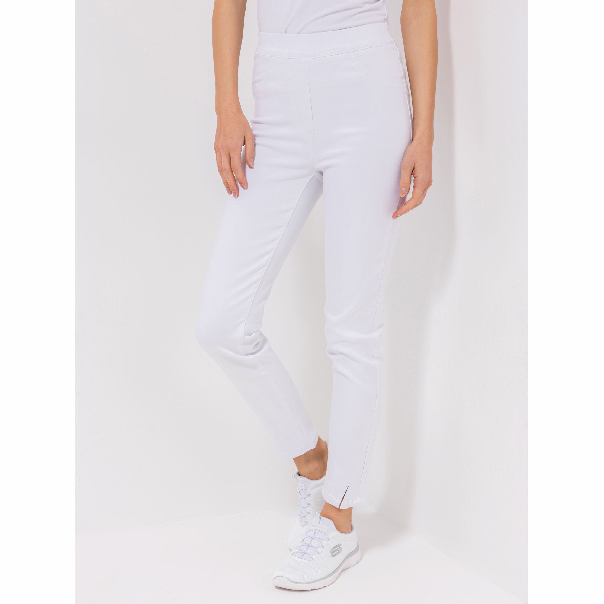 B-Ware EVA LUTZ Jeggings, knöchellang angedeutete Taschen Rundumdehnbund