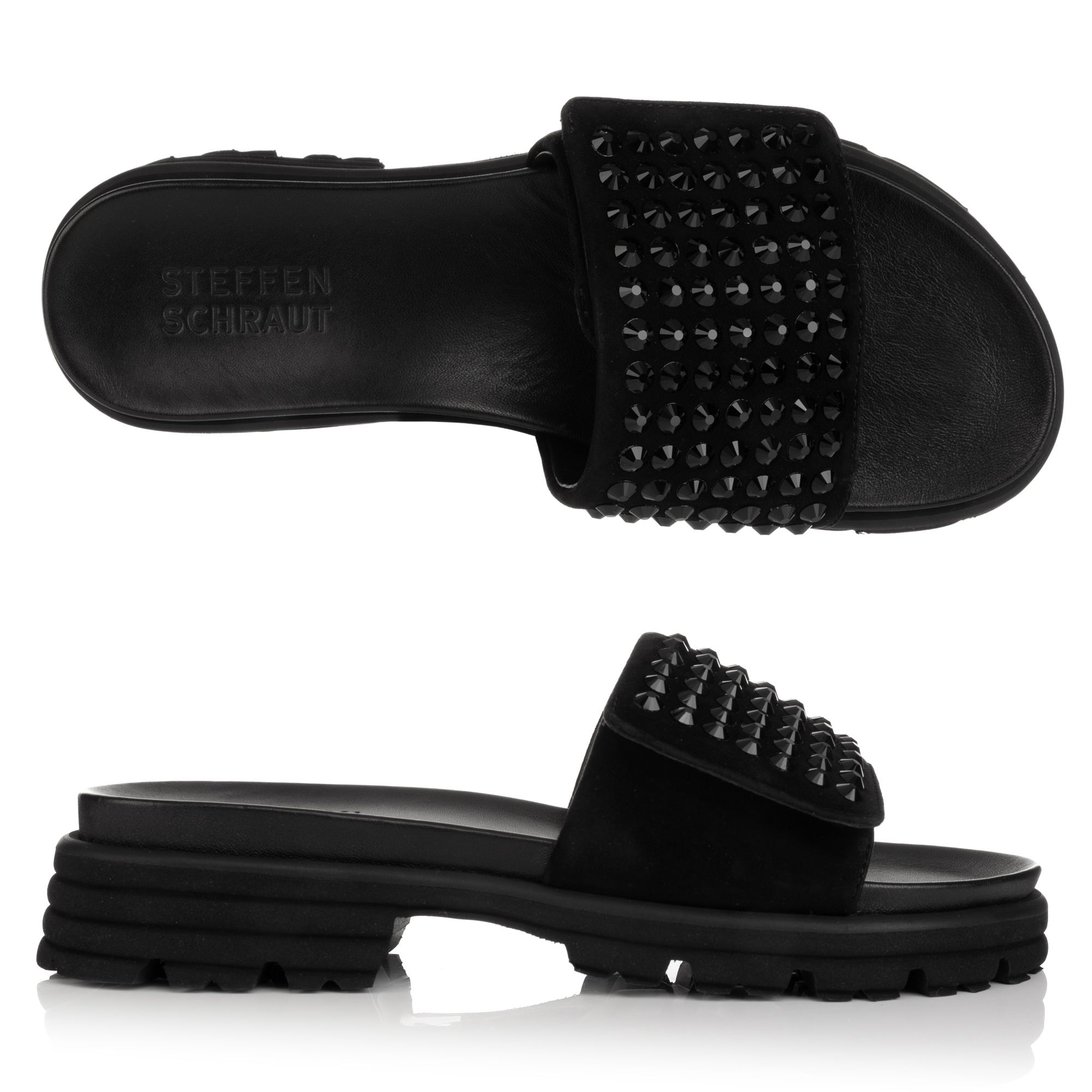 B-Ware STEFFEN SCHRAUT by Kennel & Schmenger Damen-Pantolette echt Leder