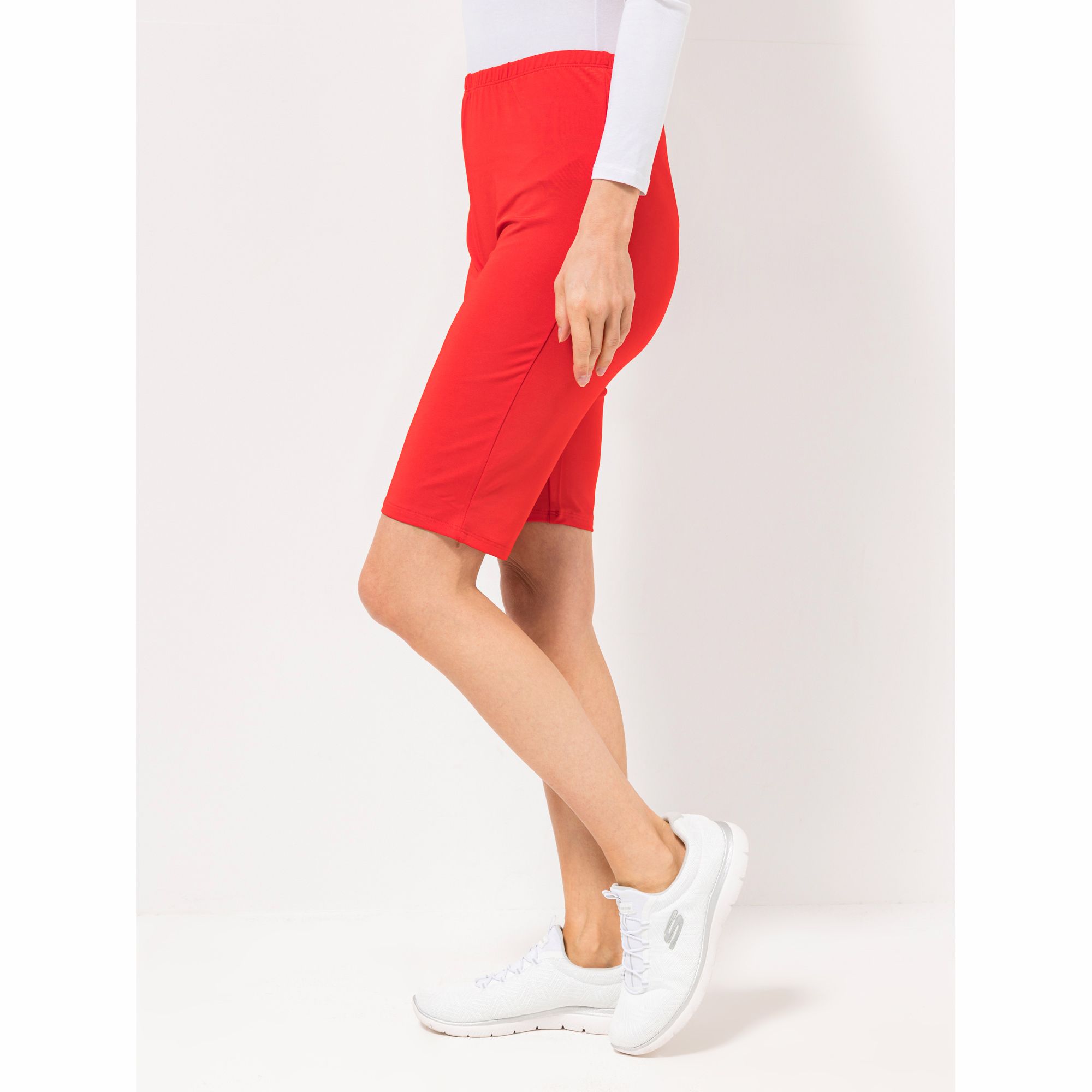 B-Ware DENIM & CO. Radlerhose Bermudalänge Jersey