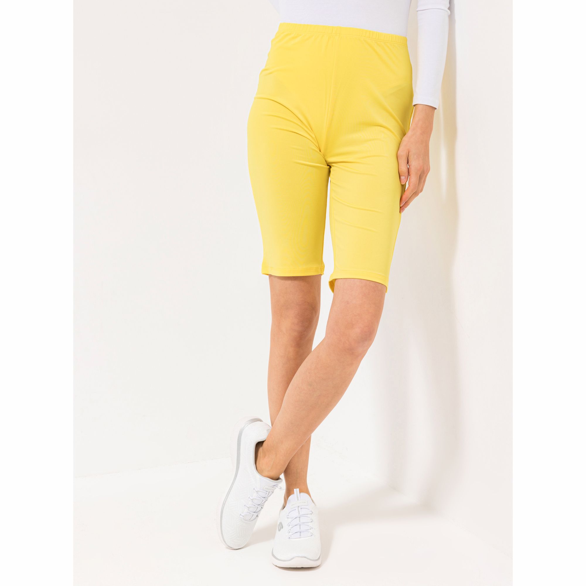 B-Ware DENIM & CO. Radlerhose Bermudalänge Jersey