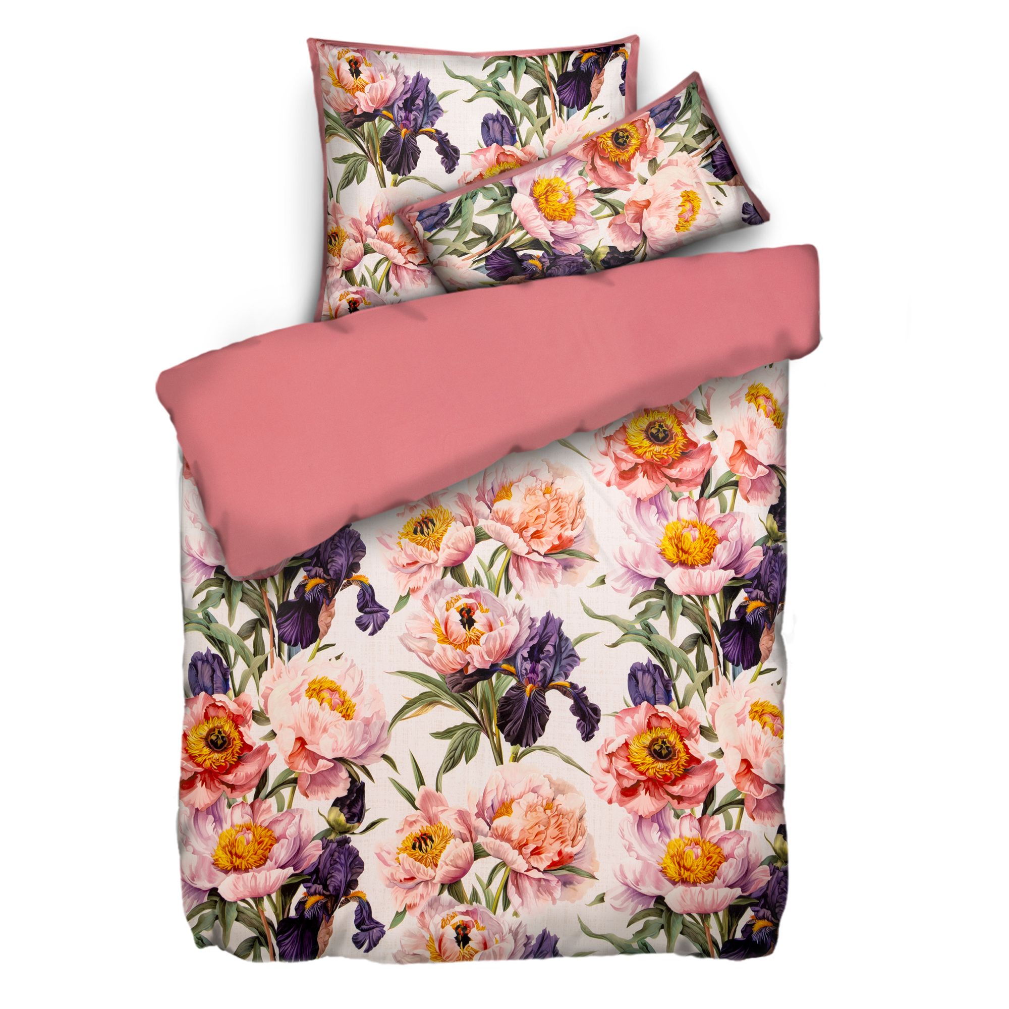 B-Ware JERYMOOD Wendebettwäsche Sommerblumen Mikrofaser Jersey