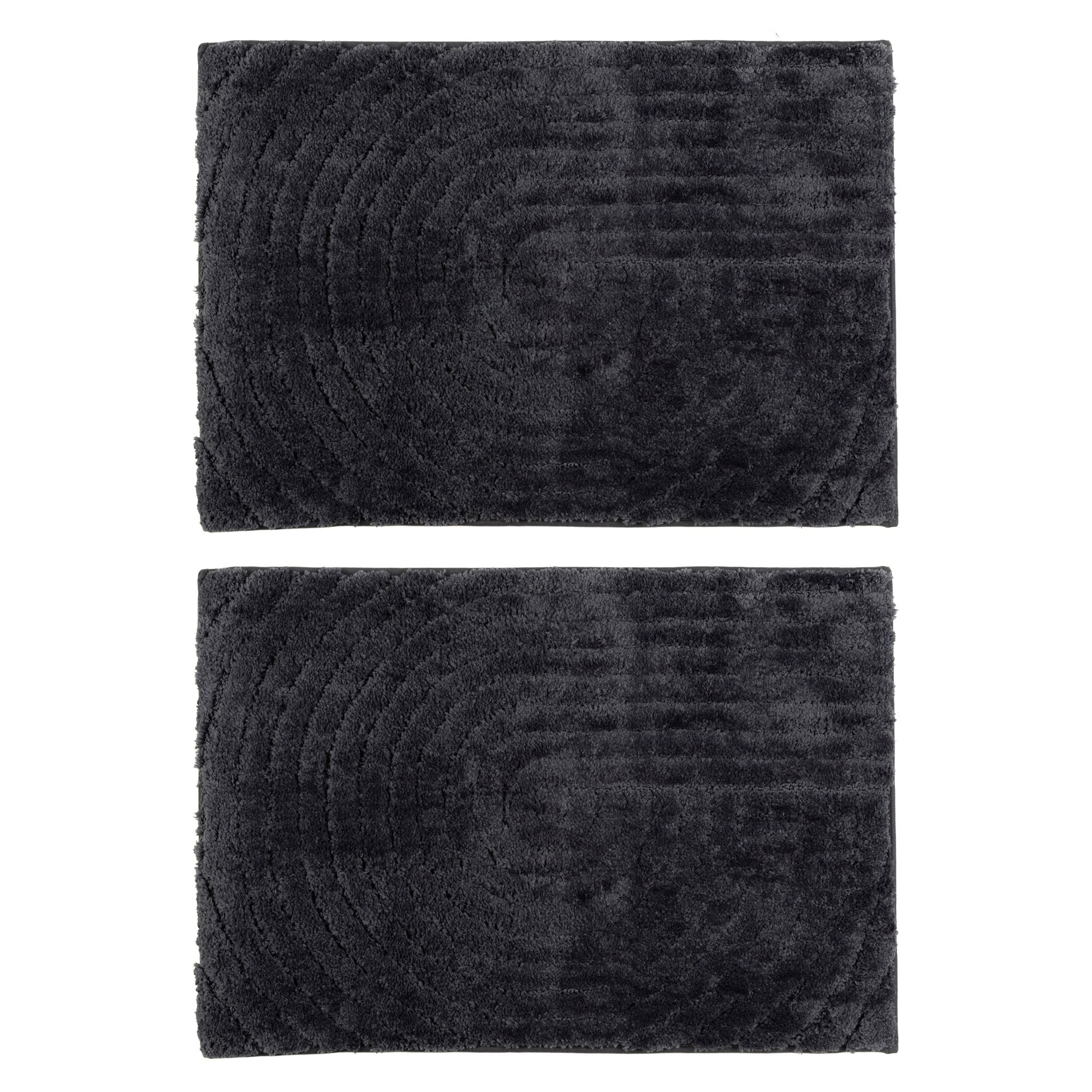 B-Ware CASA FONDO 2 Fußmatten geometrisch Hoch-/Tiefstruktur