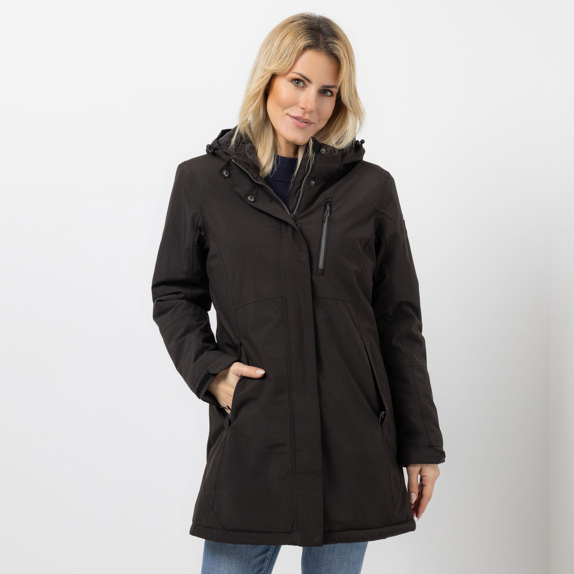 B-Ware CENTIGRADE ACTIVE Funktionsparka Lange Form abnehmbare Kapuze